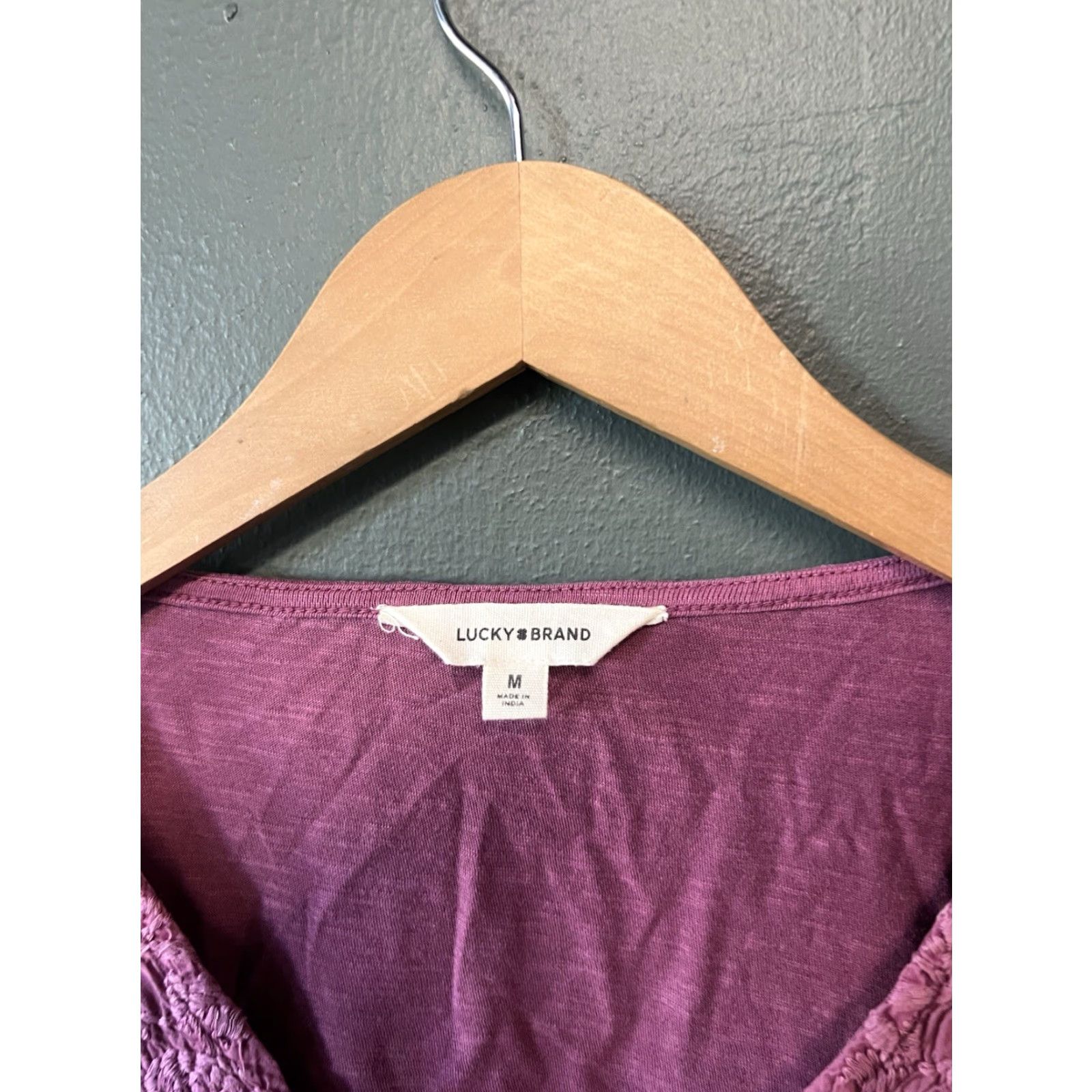 Lucky Brand Lucky Brand Purple Blouse Tunic Womens M Size Purple Size M / US 6-8 / IT 42-44 - 3 Thumbnail