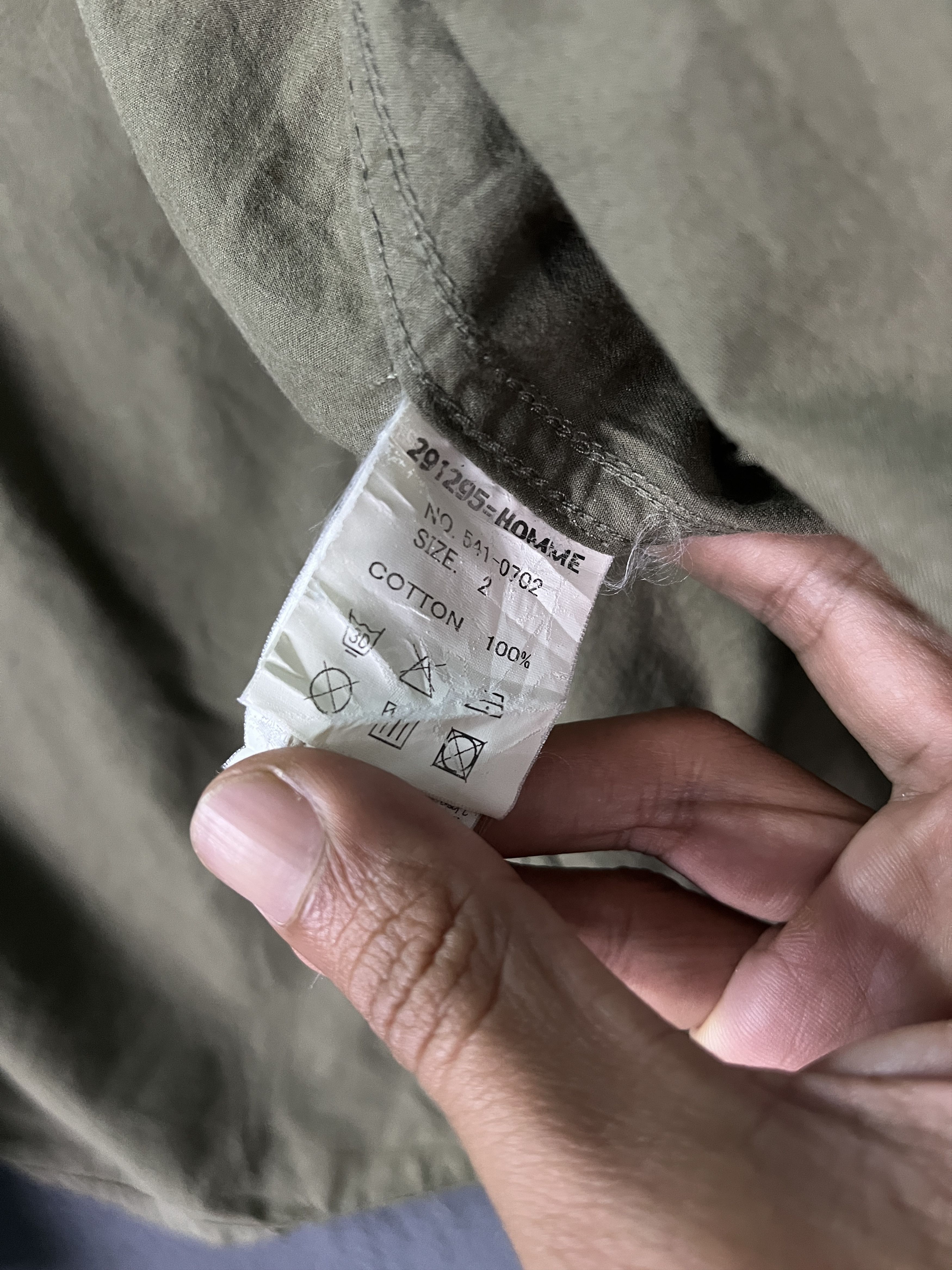 291295=Homme 291295 Homme Tactical Military Style Jacket Size XS / US 0-2 / IT 36-38 - 10 Thumbnail