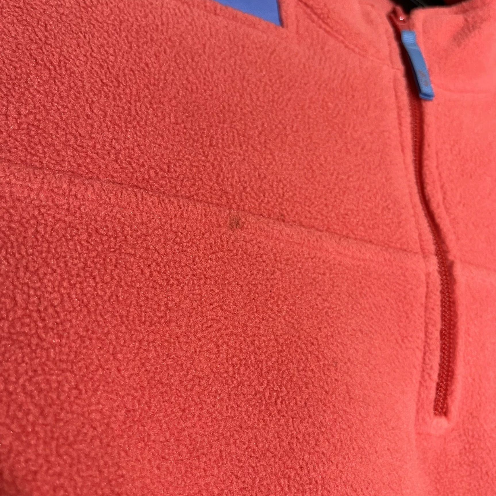 Vineyard Vines Vineyard Vines Lightweight Orange Blue Fleece Pullover Raglan Sleeve Quarter Zip Women's M Pullover Size M / US 6-8 / IT 42-44 - 5 Thumbnail