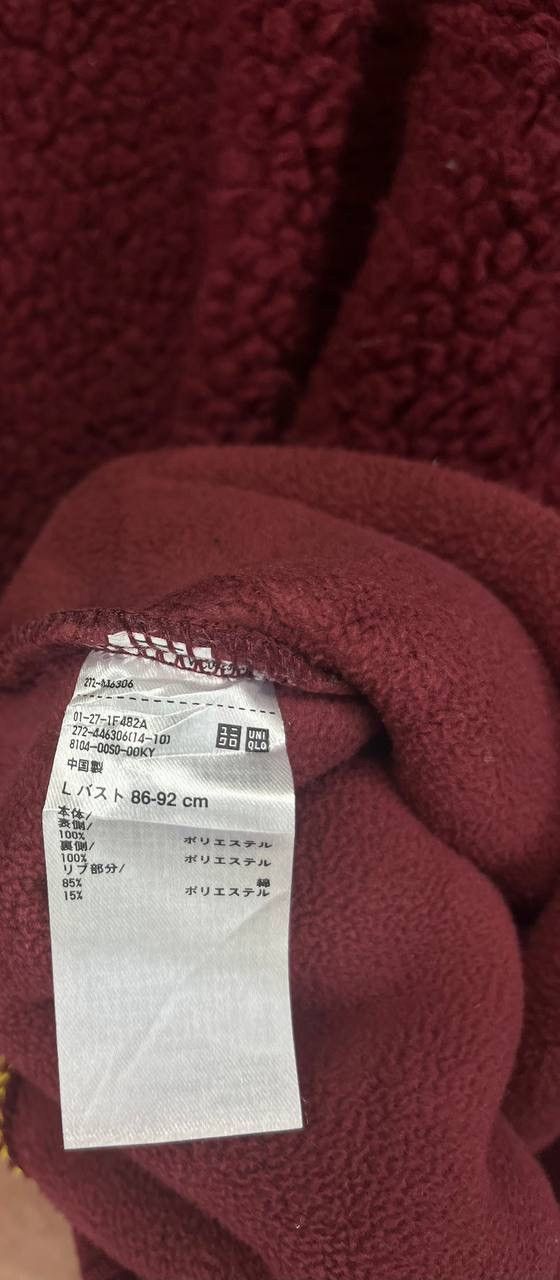 JW Anderson J.W.Anderson X Uniqlo Deep Pile Fleece Red Sweatshirt Size L / US 10 / IT 46 - 7 Thumbnail