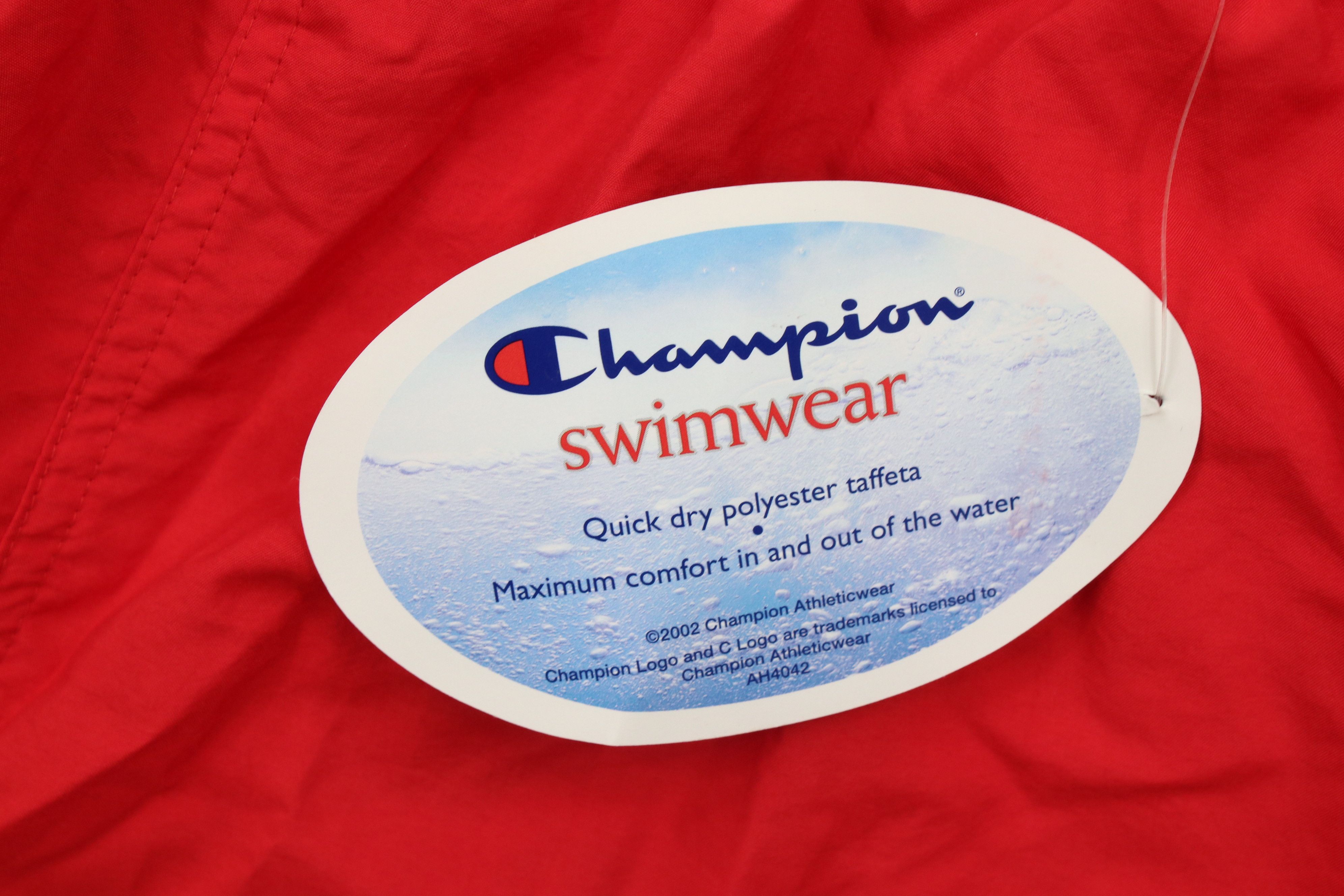 Champion × Vintage Deadstock Vintage Y2K 2002 Champion Lined Shorts Swim Trunks Size US 34 / EU 50 - 7 Thumbnail
