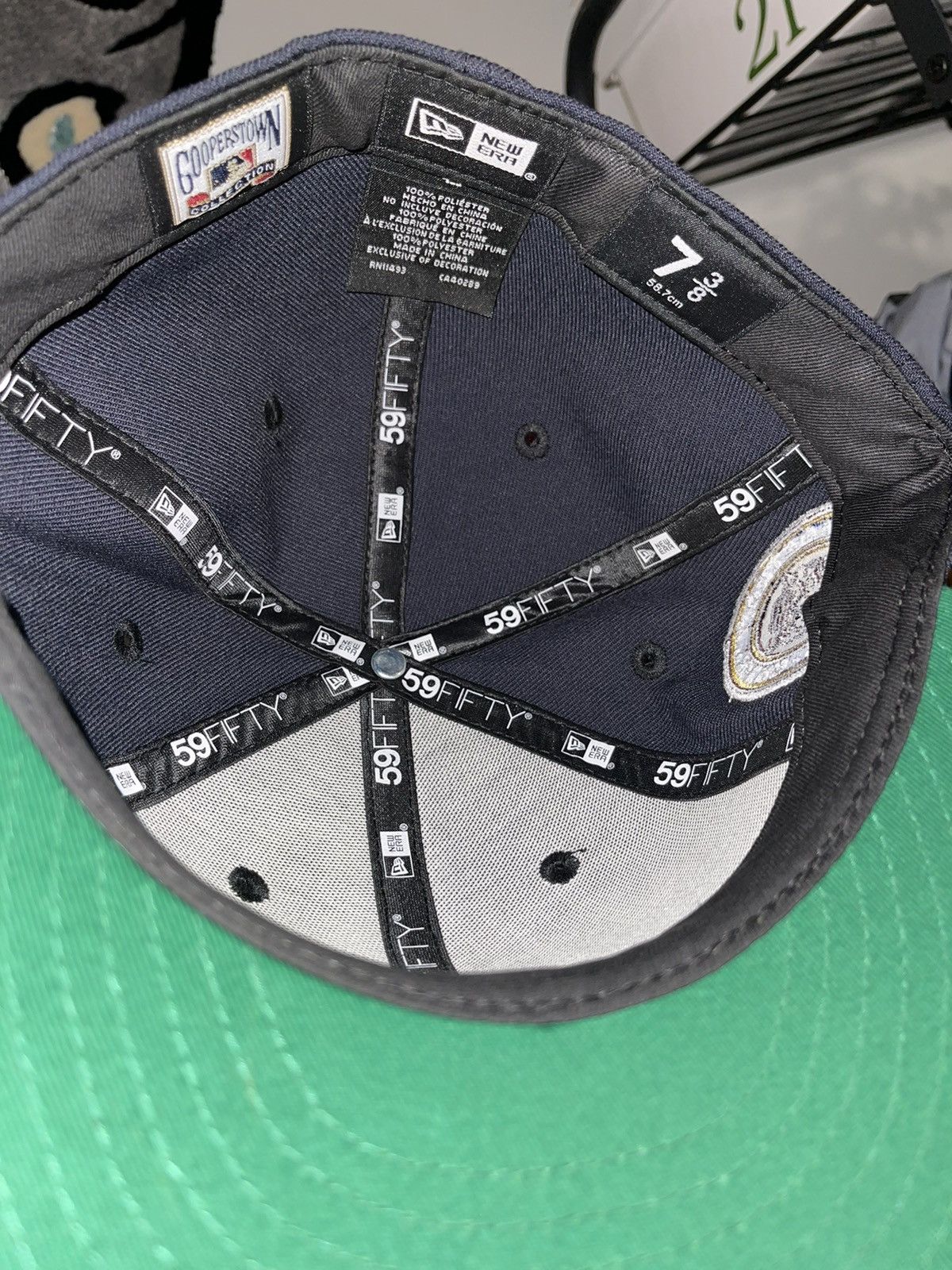 Hat Club × MyFitteds × New Era 7 3/8 Hat Club Detroit Tigers 1968 WS Green UV Size 38 - 13 Thumbnail