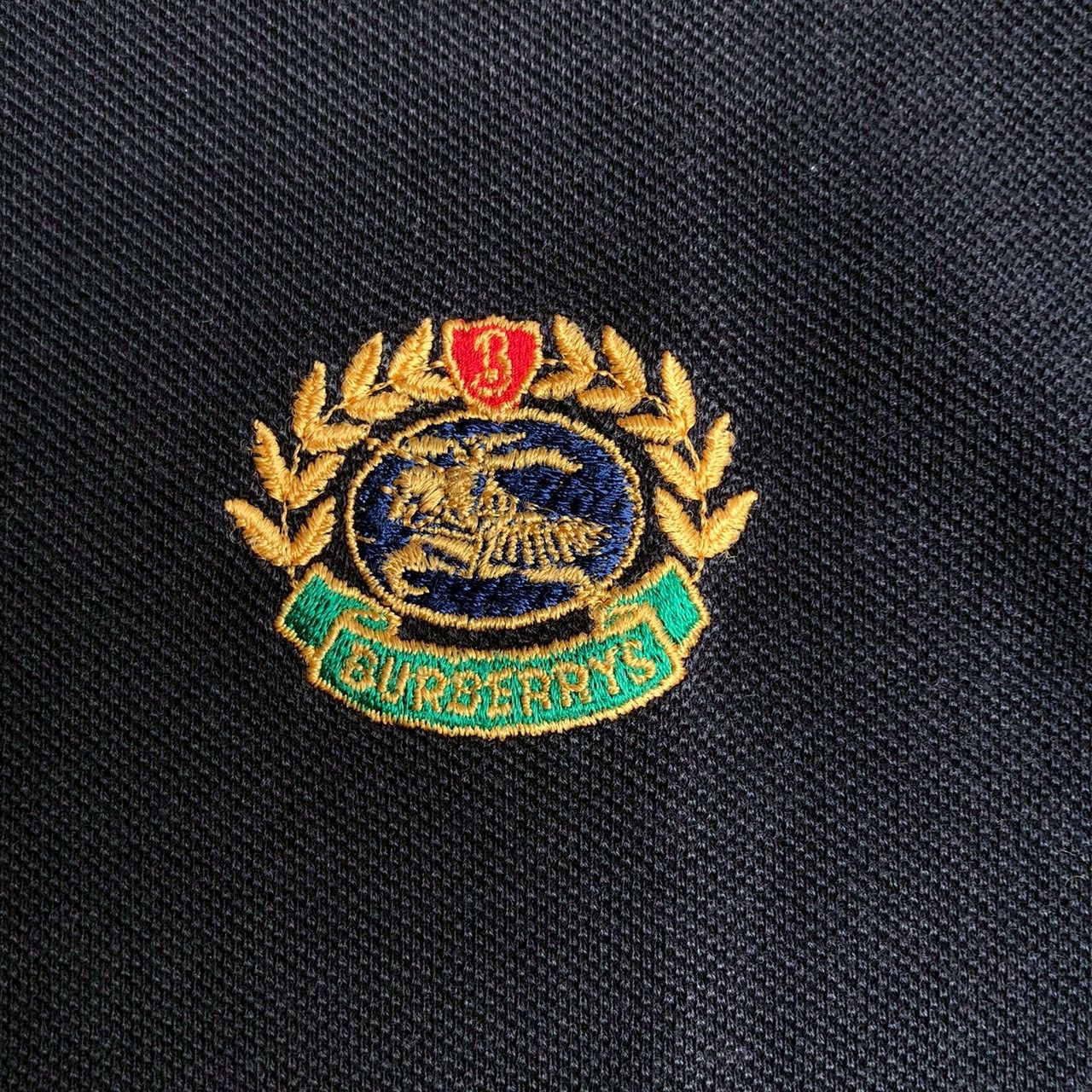 Burberry Vintage 90s Burberrys of London Crest Logo Polo Shirt Size US M / EU 48-50 / 2 - 3 Thumbnail