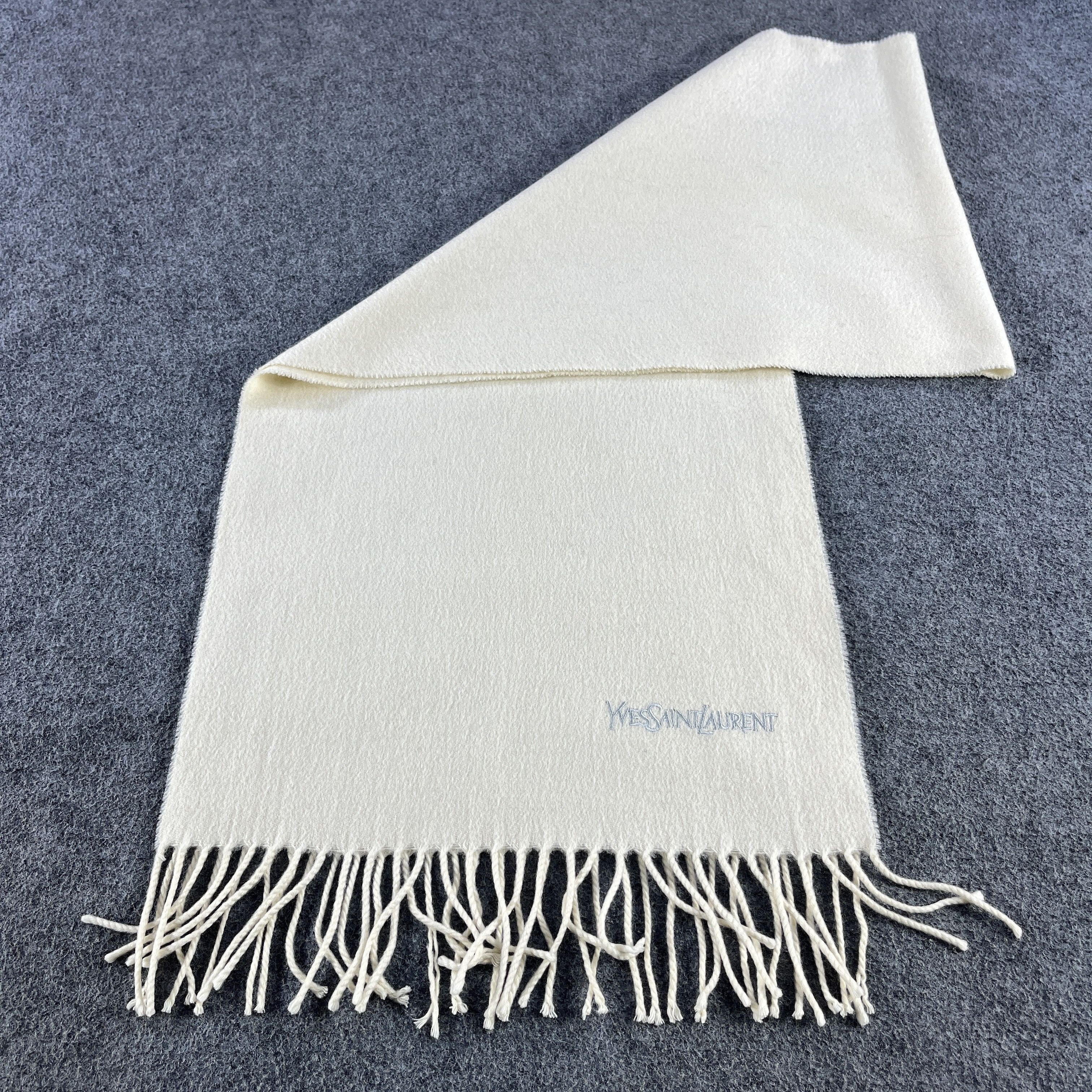 Vintage Yves Saint Laurent Scarf / Muffler / Neckwear T1365