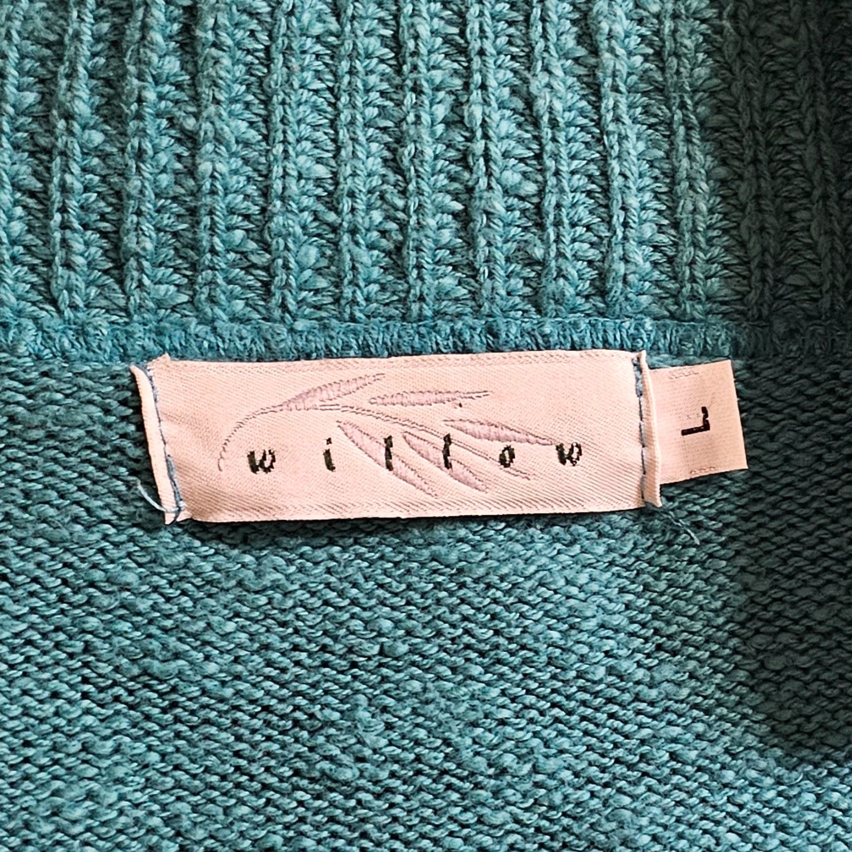 Vintage Willow Cardigan Sweater Womens Large Green Knit Sun Buttons 3/4 Sleeve Casual Size L / US 10 / IT 46 - 3 Thumbnail