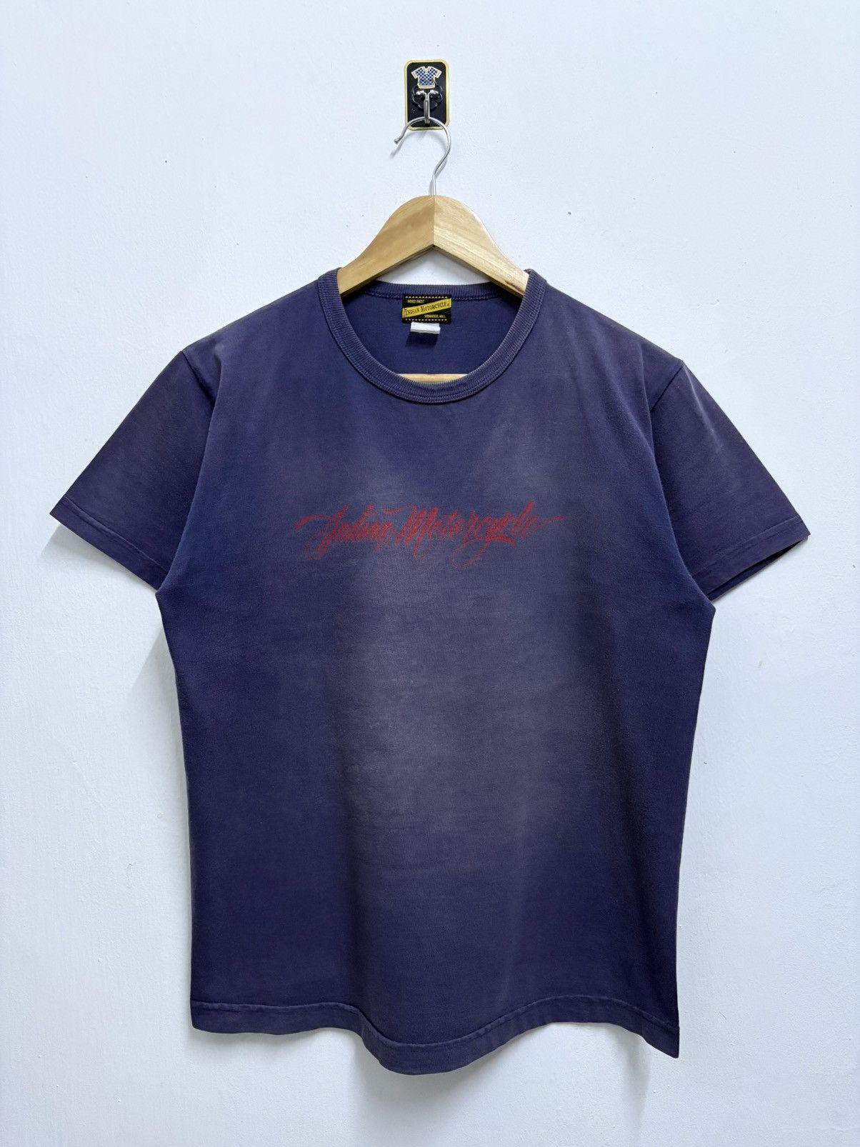Indian Motorcycle Vintage 90's Indian Motorcycle - Americana Distress T-Shirt Size US M / EU 48-50 / 2 - 1 Thumbnail