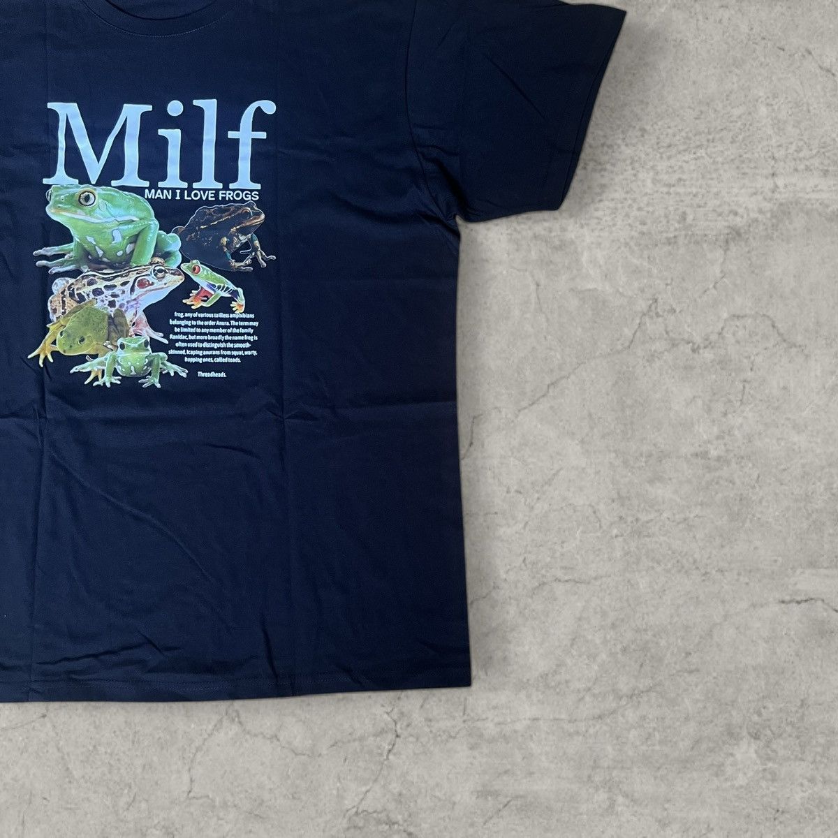Japanese Brand Vintage style tshirt in black, Milf novelty funny. Size L Size US M / EU 48-50 / 2 - 2 Thumbnail