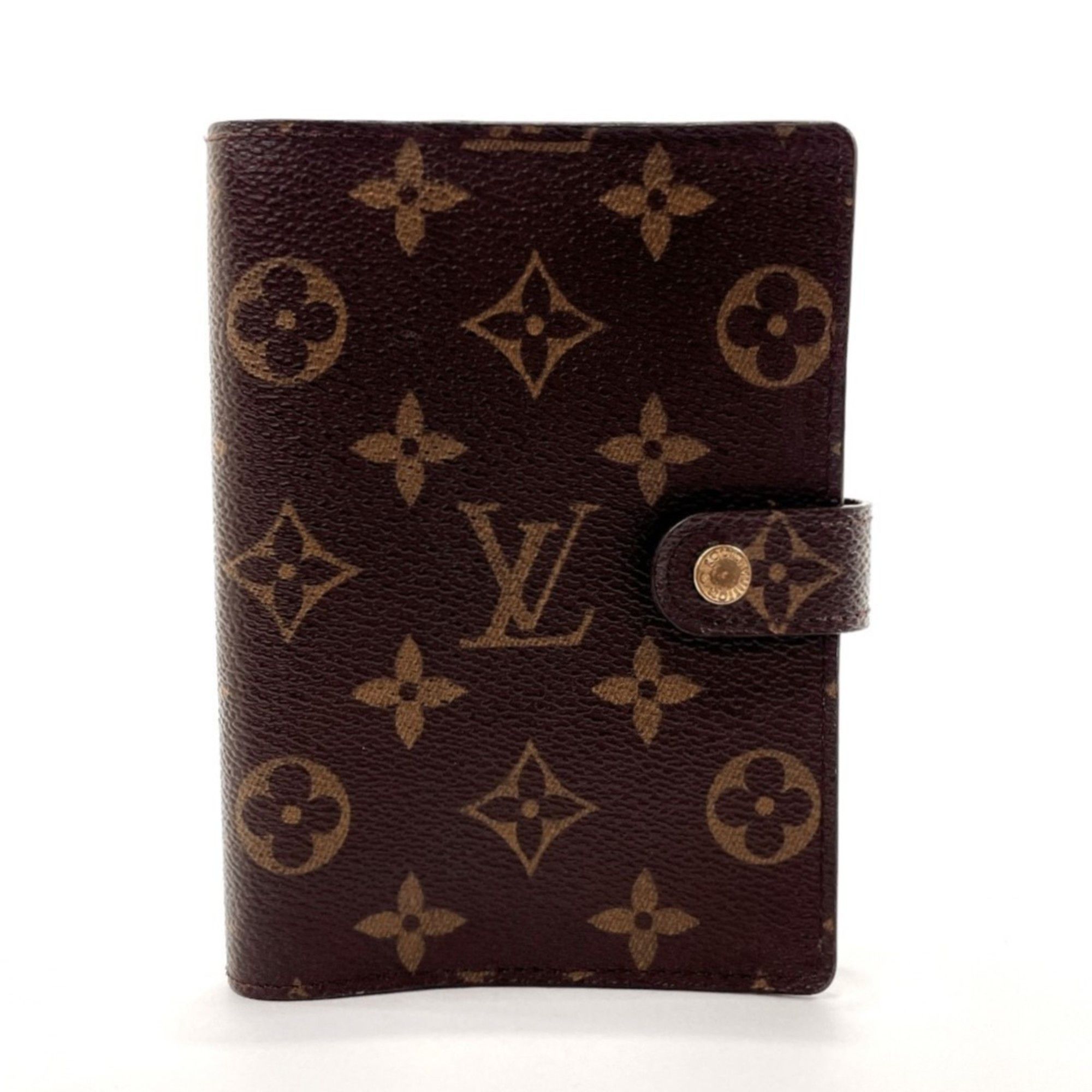 image of Louis Vuitton Agenda Pm Notebook Cover Monogram Canvas Louis Vuitton R20005 Unisex Brown, Women's