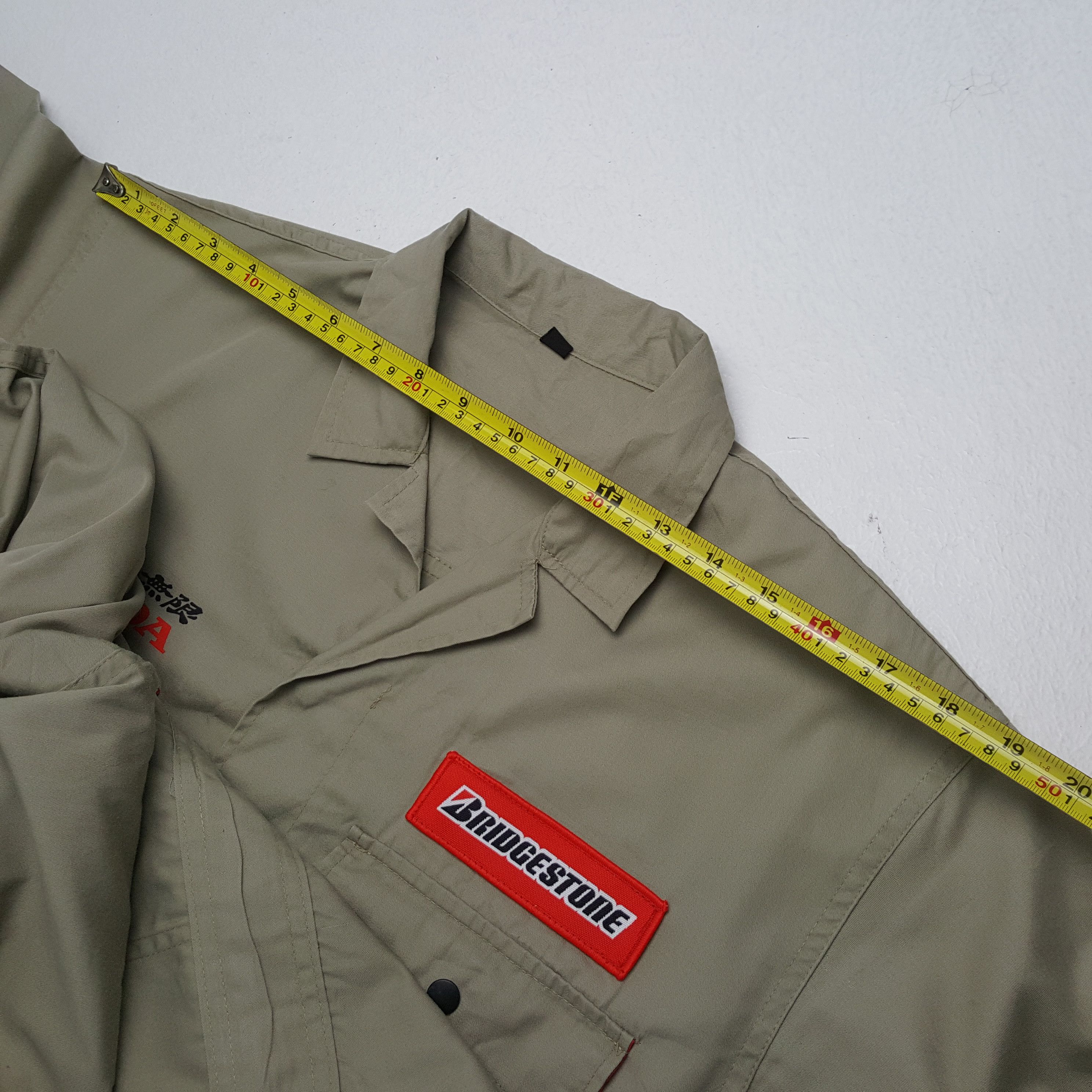 Honda × Japanese Brand × Vintage Vintage BRIDGESTONE MUGEN HONDA Japan Racing Coverall Jacket Size US L / EU 52-54 / 3 - 9 Thumbnail