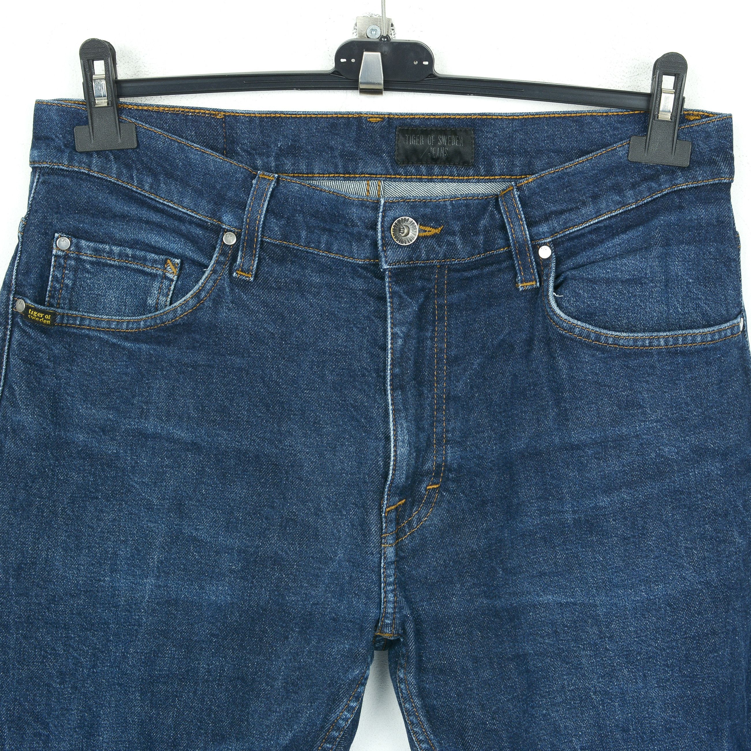 Tiger of Sweden Pistolero W33 L34 Regular Tapered Made in Italy Jeans Denim Size US 33 - 2 Thumbnail