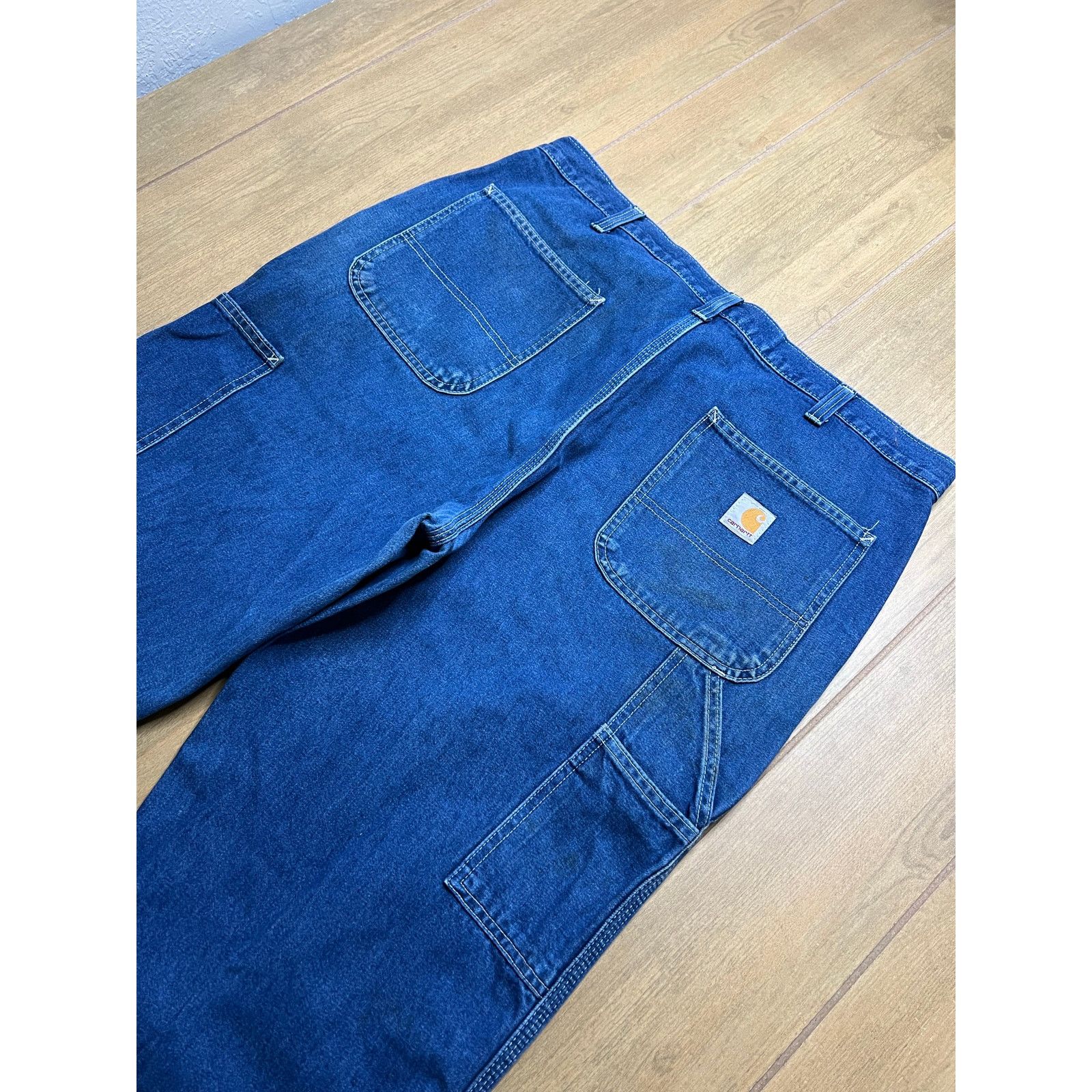 Carhartt Carhartt Dungaree Fit Carpenter Jeans 36x36 Blue Denim baggy Size US 36 / EU 52 - 9 Thumbnail