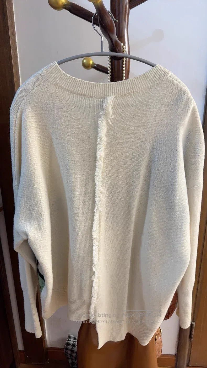 Loewe Loewe Floral Wool Blend Sweater Size S / US 4 / IT 40 - 2 Thumbnail