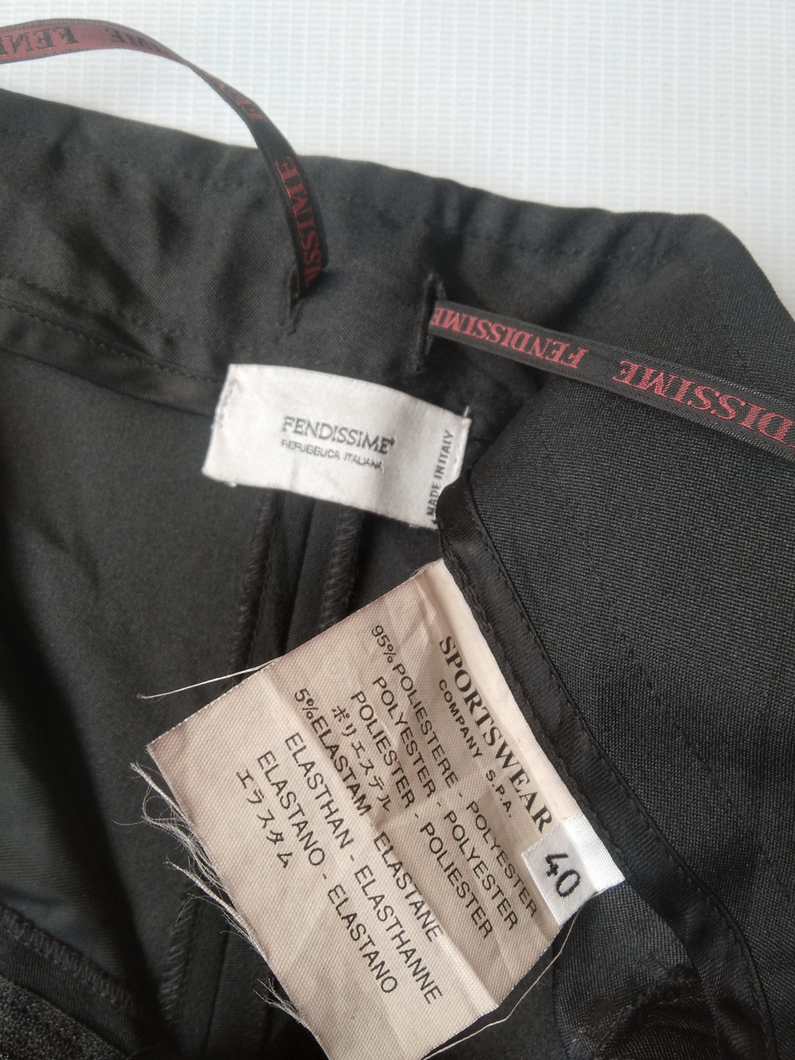 Fendi Fendi Fendissime with side line logo wide pants Size 28" / US 6 / IT 42 - 7 Thumbnail