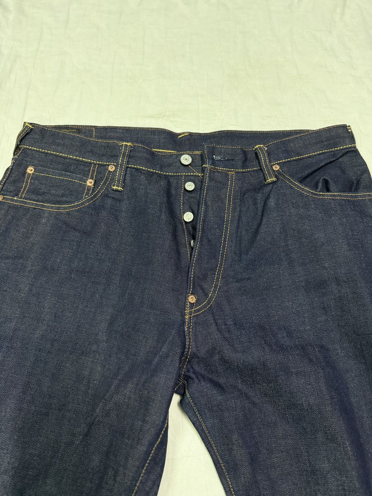 Evisu × Japanese Brand EVISU SMILEY DENIM MINT CONDITION Size US 37 - 3 Thumbnail