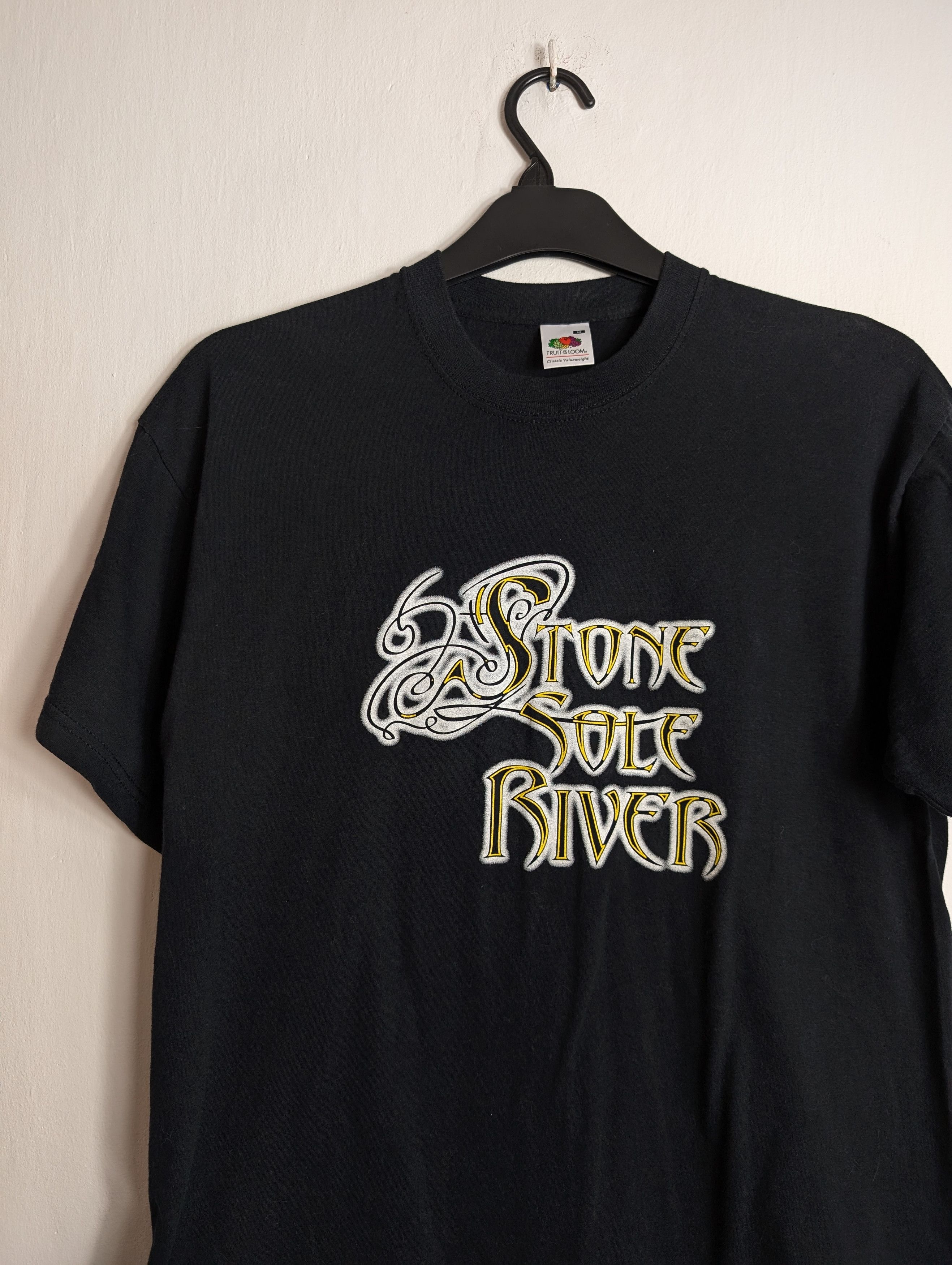 Band Tees Stone Sour River Graphic Band T-shirt Rock Metal Merch Size US M / EU 48-50 / 2 - 2 Thumbnail