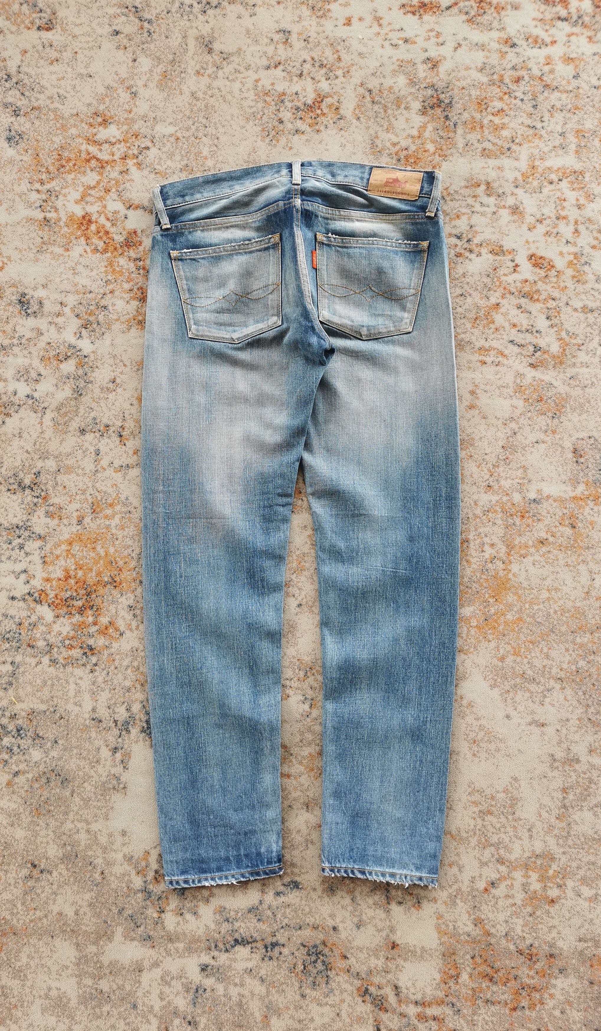 Japanese Brand Women Ungrid Distressed Chain Stitch Jeans Size 32" / US 10 / IT 46 - 9 Thumbnail