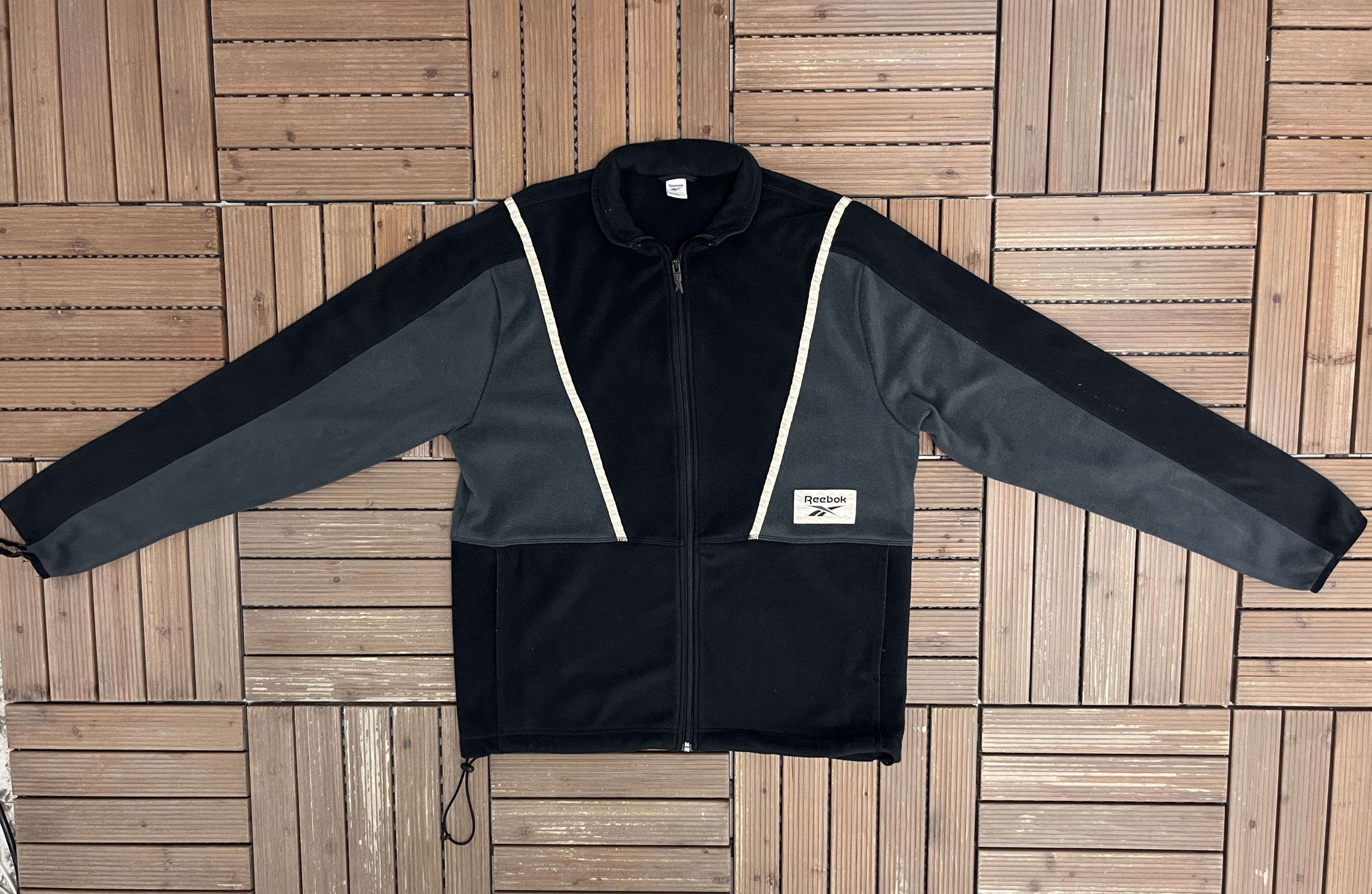 Reebok × Vintage Reebok Logo Patch Vintage Fleece Sweater Size US M / EU 48-50 / 2 - 5 Thumbnail