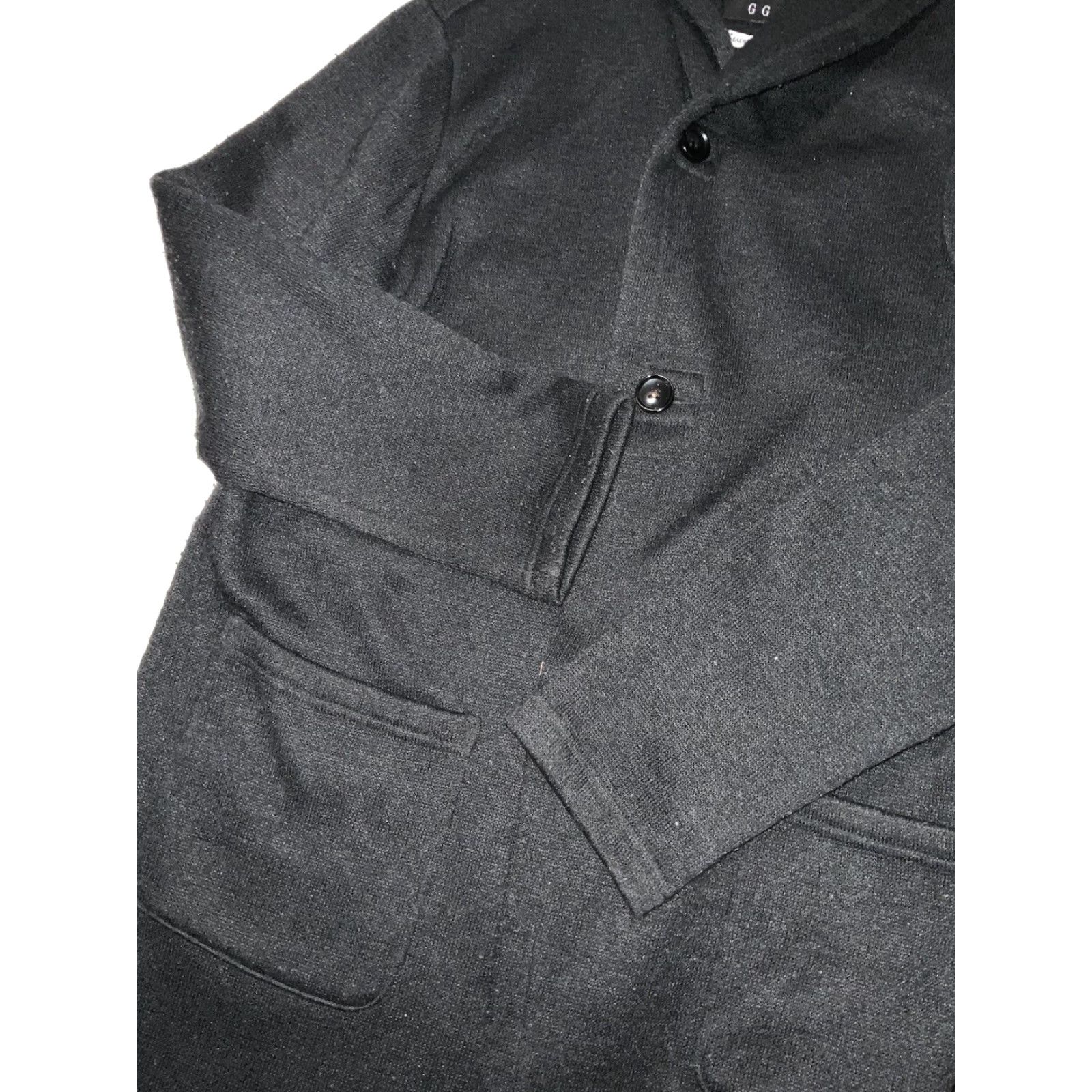 Vintage GGD Made In Japan Shibuya Tokyo Black Button Hooded Knit Cardigan Sweater Sz. 2 Mens Size US XS / EU 42 / 0 - 7 Thumbnail