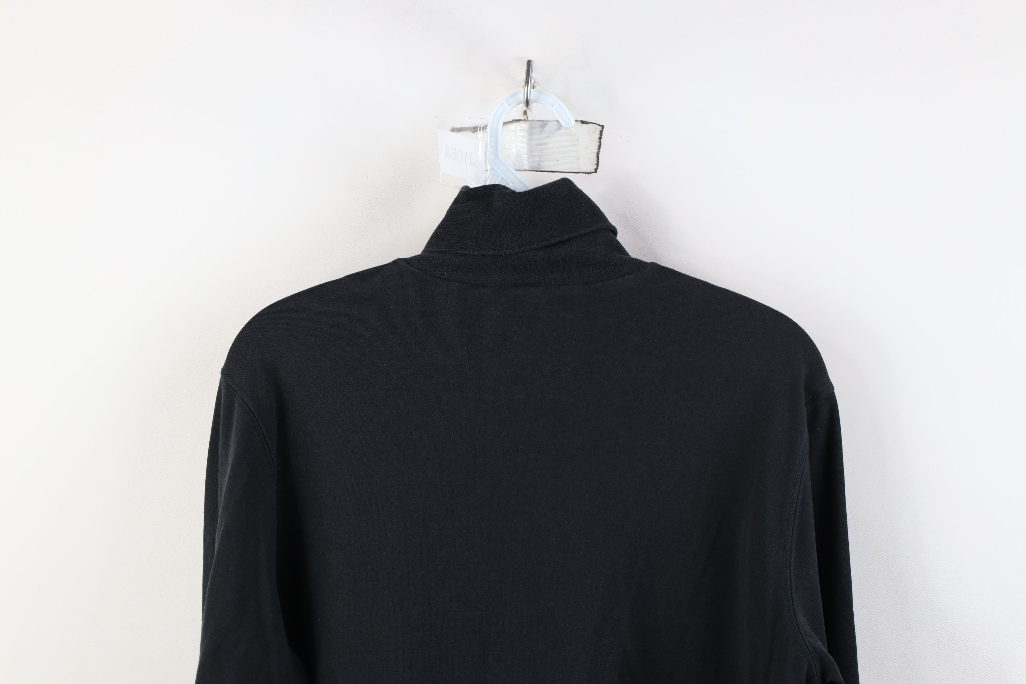 Lands' End Vintage 90s Lands End Long Sleeve Turtleneck T-Shirt Black Size M / US 6-8 / IT 42-44 - 12 Thumbnail