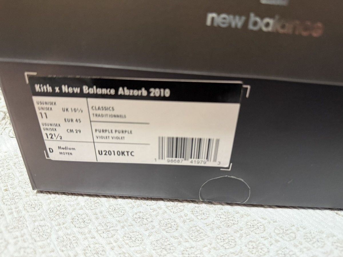 Kith × New Balance Ronnie Fieg & New Balance ABZORB (U2010ktc) Purple Size 11 Size US 11 / EU 44 - 10 Thumbnail