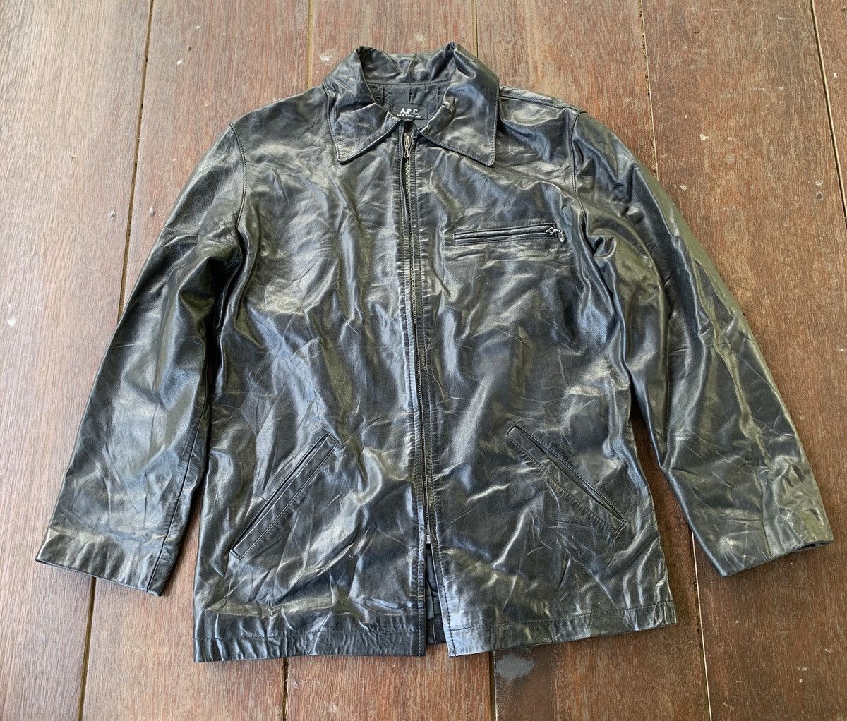 A.P.C. Vintage A.P.C Leather jacket Size US S / EU 44-46 / 1 - 1 Thumbnail