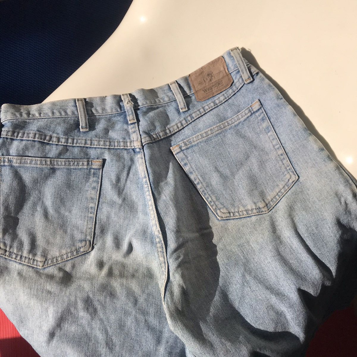 Hysteric Glamour × Vintage × Wrangler Vintage Wrangler Jeans Short Pants Jeans Baggy And loose fit Size US 36 / EU 52 - 9 Thumbnail