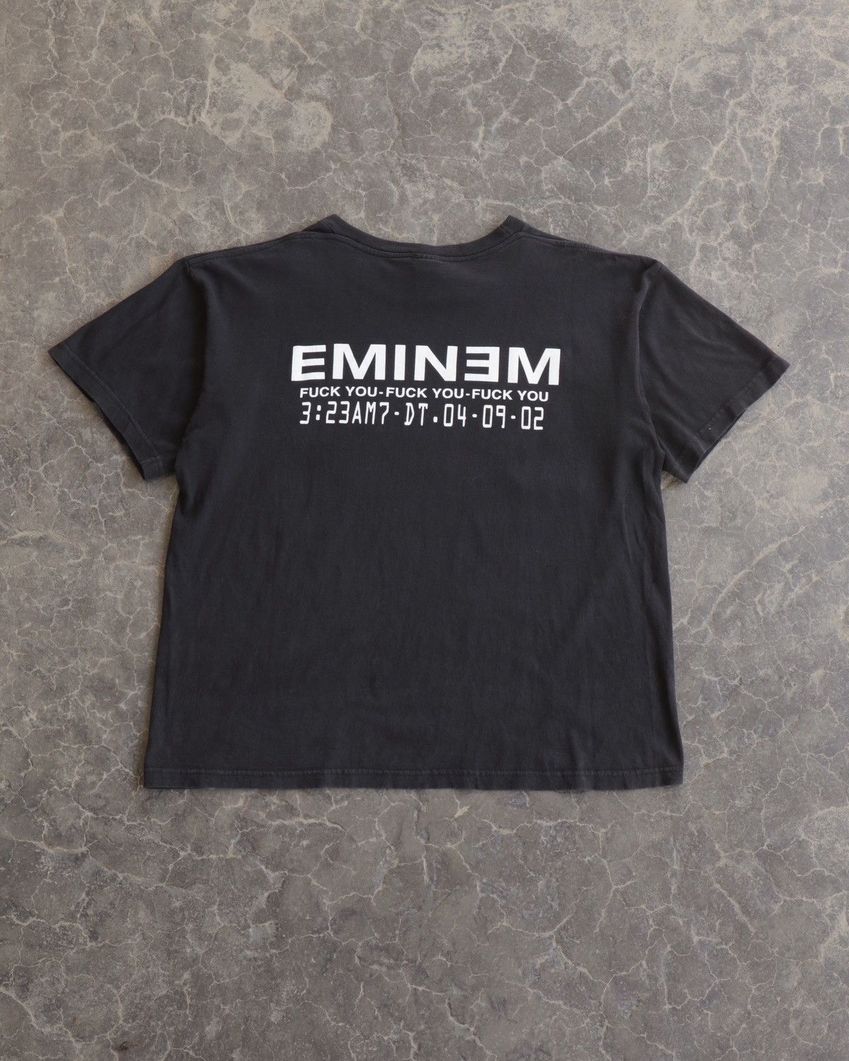 Vintage Vintage Eminem Tour Extasy Archive Grail Rap Black Tee Shirt Size US XXL / EU 58 / 5 - 5 Thumbnail