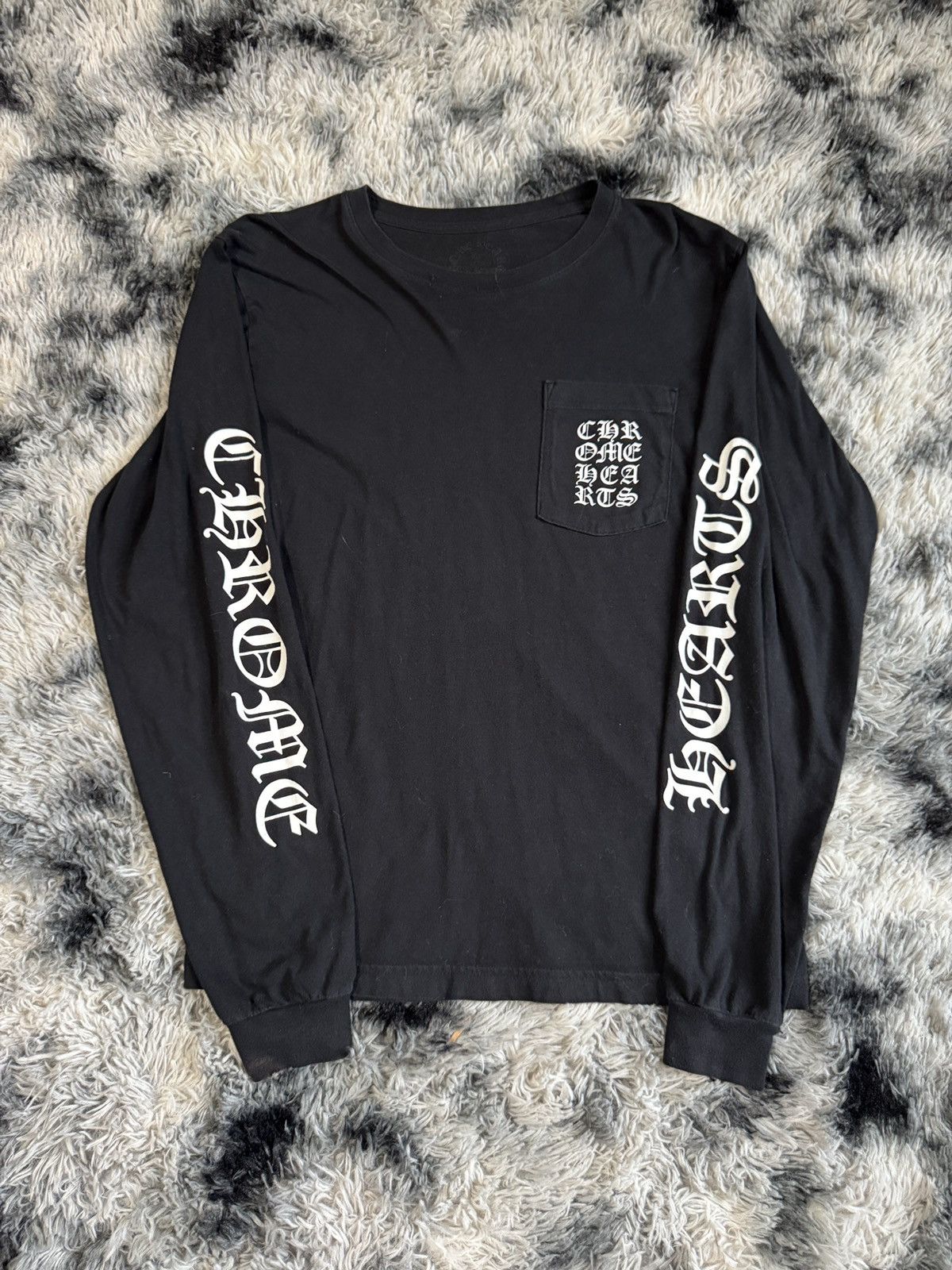 Chrome Hearts Chrome Hearts Black Script Long Sleeve Size US M / EU 48-50 / 2 - 1 Thumbnail