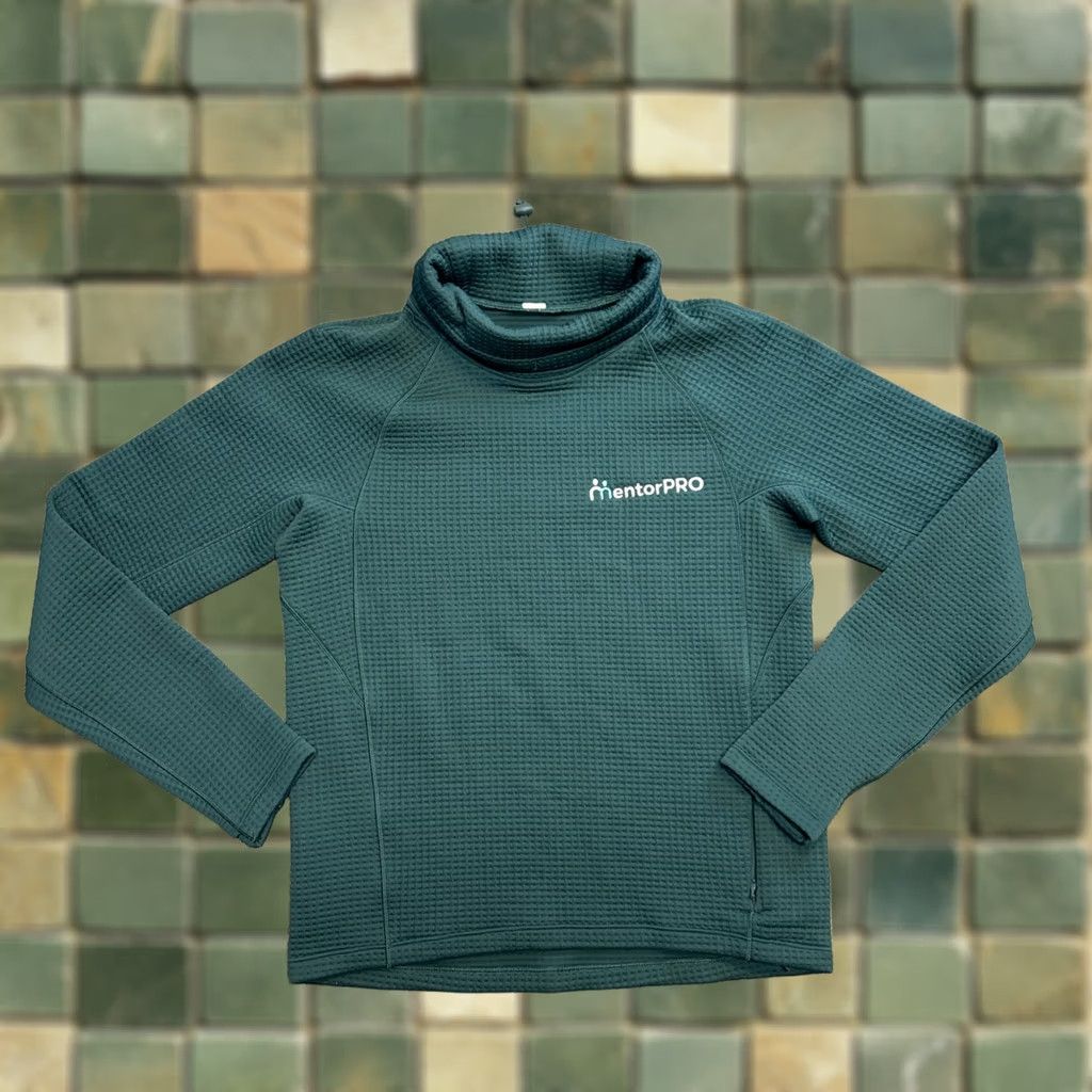 Lululemon Lululemon Waffle Knit Funnel Neck Long Sleeve Shirt Green Teal Size 2 Thermal Pullover Womens Size XS / US 0-2 / IT 36-38 - 1 Thumbnail