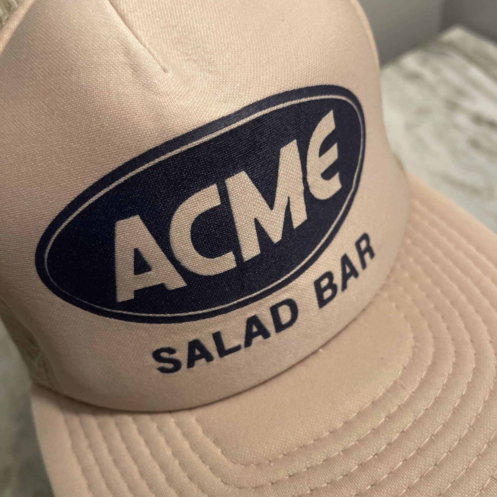 Vintage rucker Hat Snapback Cap ACME Food Service Salad Bar NWOT Size ONE SIZE - 6 Thumbnail