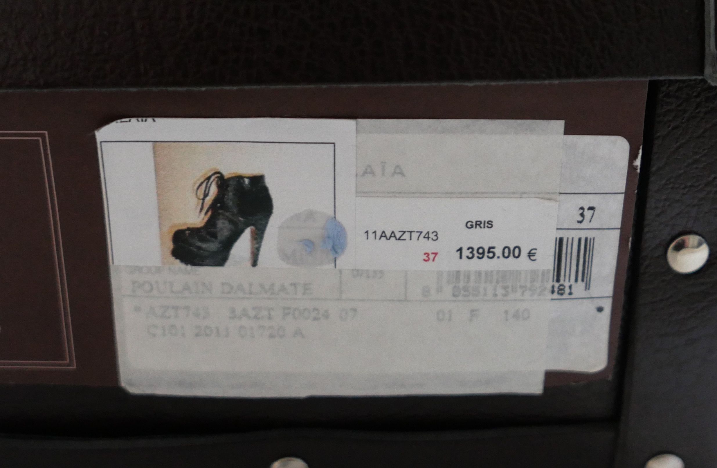 Alaia Alaia Leopard Calf Skin Platform Ankle Boots Size US 7 / IT 37 - 10 Thumbnail