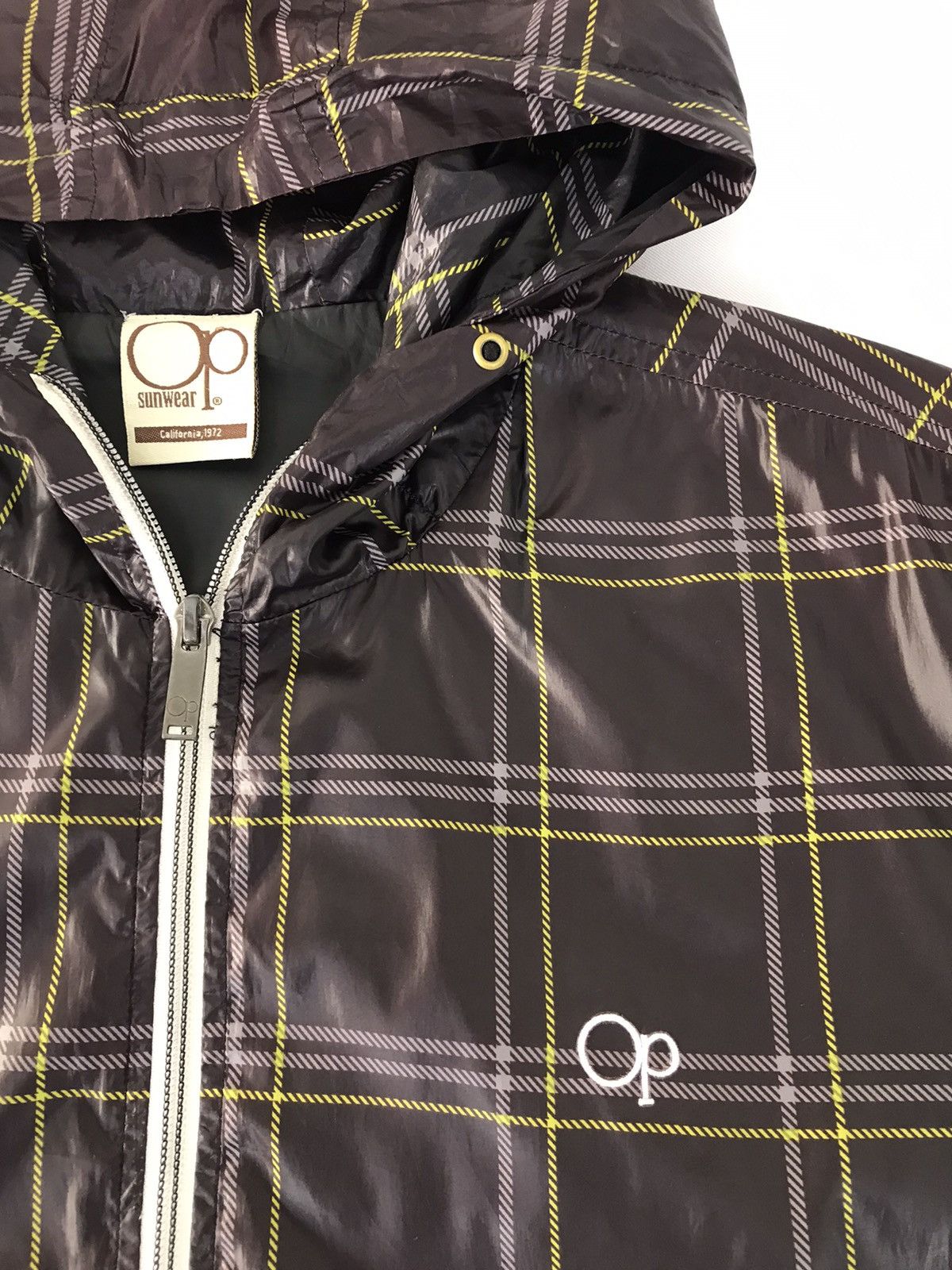 Ocean Pacific × Vintage Vintage Ocean Pacific Winbreaker Zipper Design Plaid Jacket Size US M / EU 48-50 / 2 - 4 Thumbnail