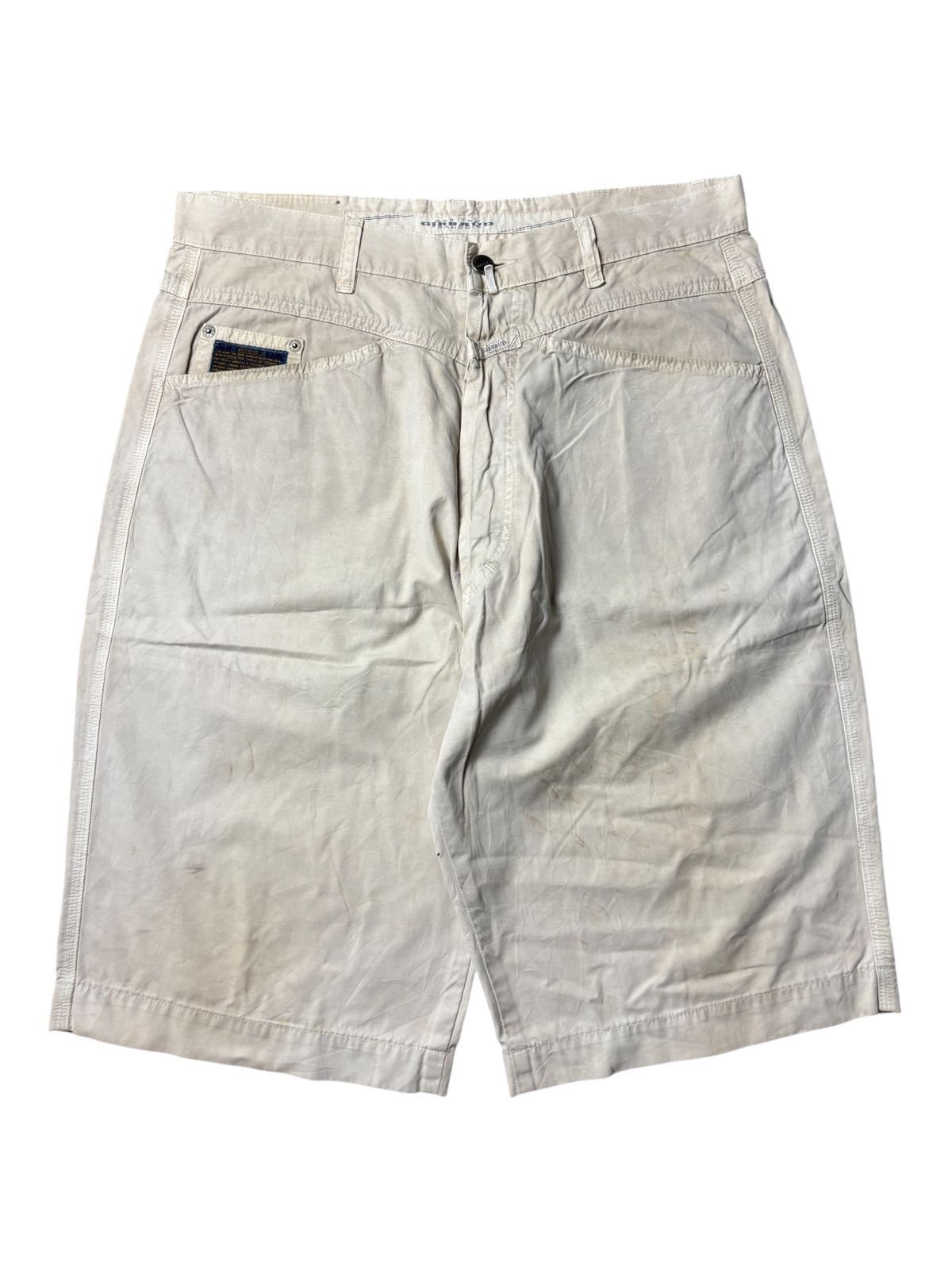 Marithe + Francois Girbaud 2000s Marithe Francois Girbaud AntiqueX Baggy Jorts Size US 32 / EU 48 - 1 Thumbnail