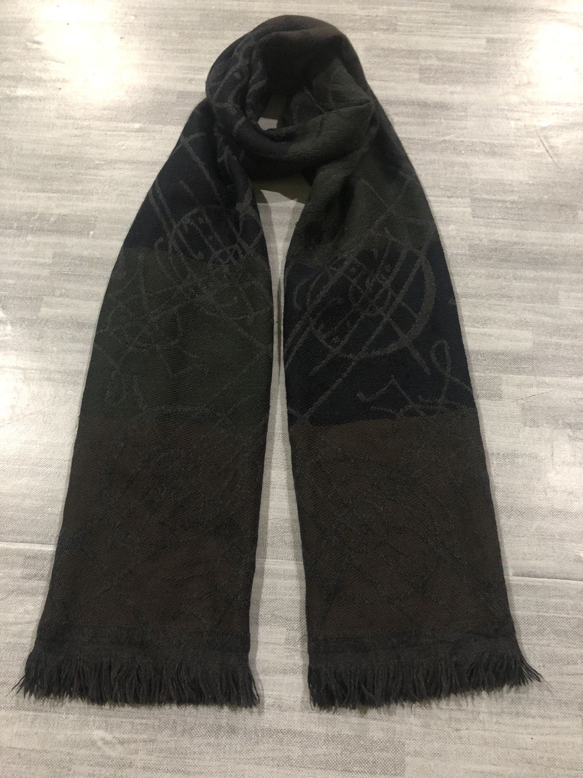 Vivienne Westwood Vivienne Westwood Full Print Wool Scarf Muffler Size ONE SIZE - 1 Thumbnail
