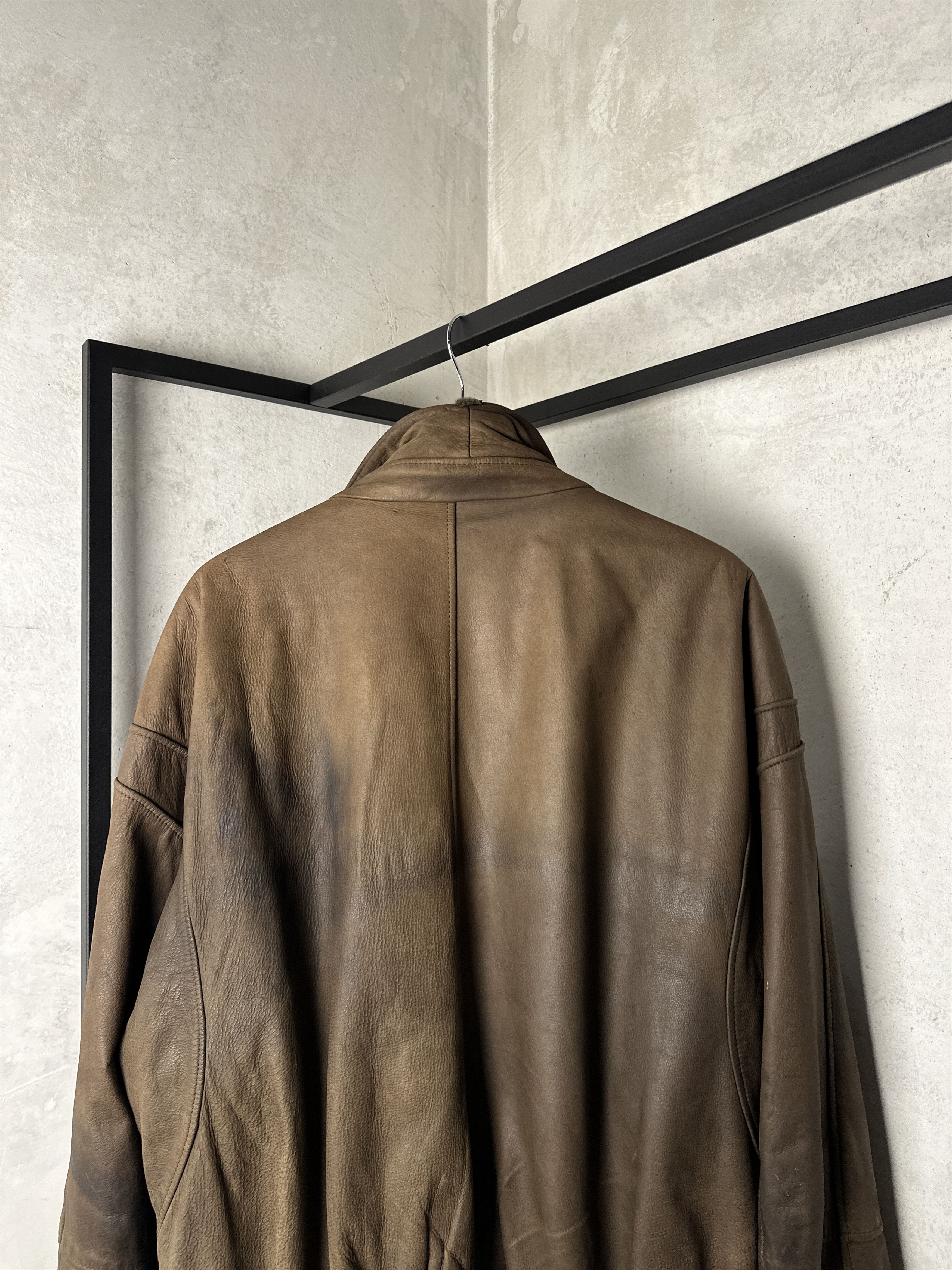 Genuine Leather Vintage Genuine Leather Aviator Jacket Size US XL / EU 56 / 4 - 7 Thumbnail