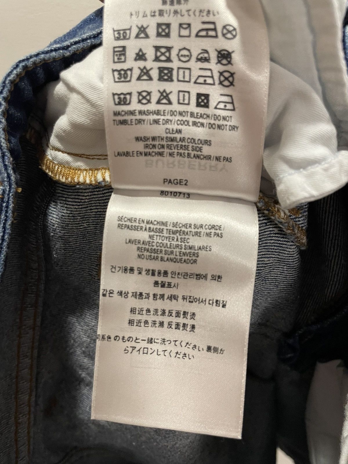 Burberry Burberry London blue denim mini skirt Size 26" / US 2 / IT 38 - 9 Thumbnail