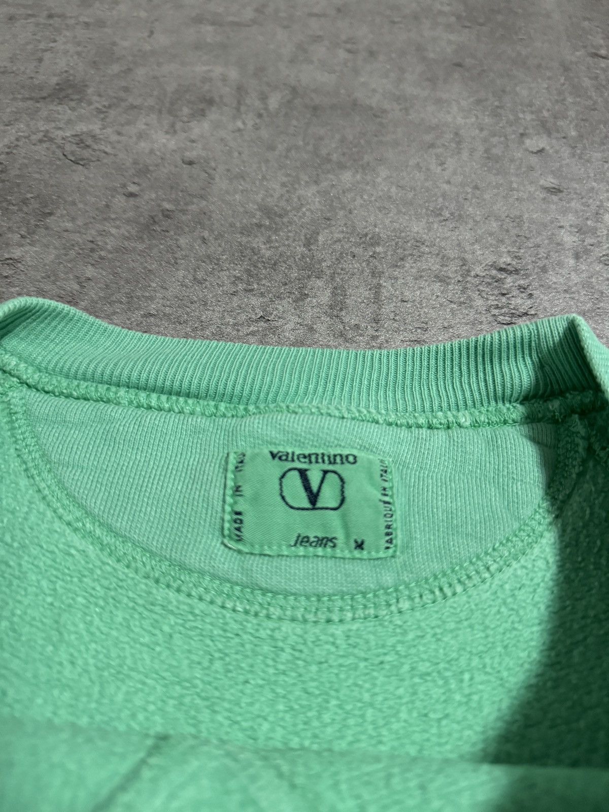 Designer × Valentino × Vintage Valentino Jeans Boxy Sweatshirt Crewneck Y2K Vintage Crazy Size US M / EU 48-50 / 2 - 4 Thumbnail