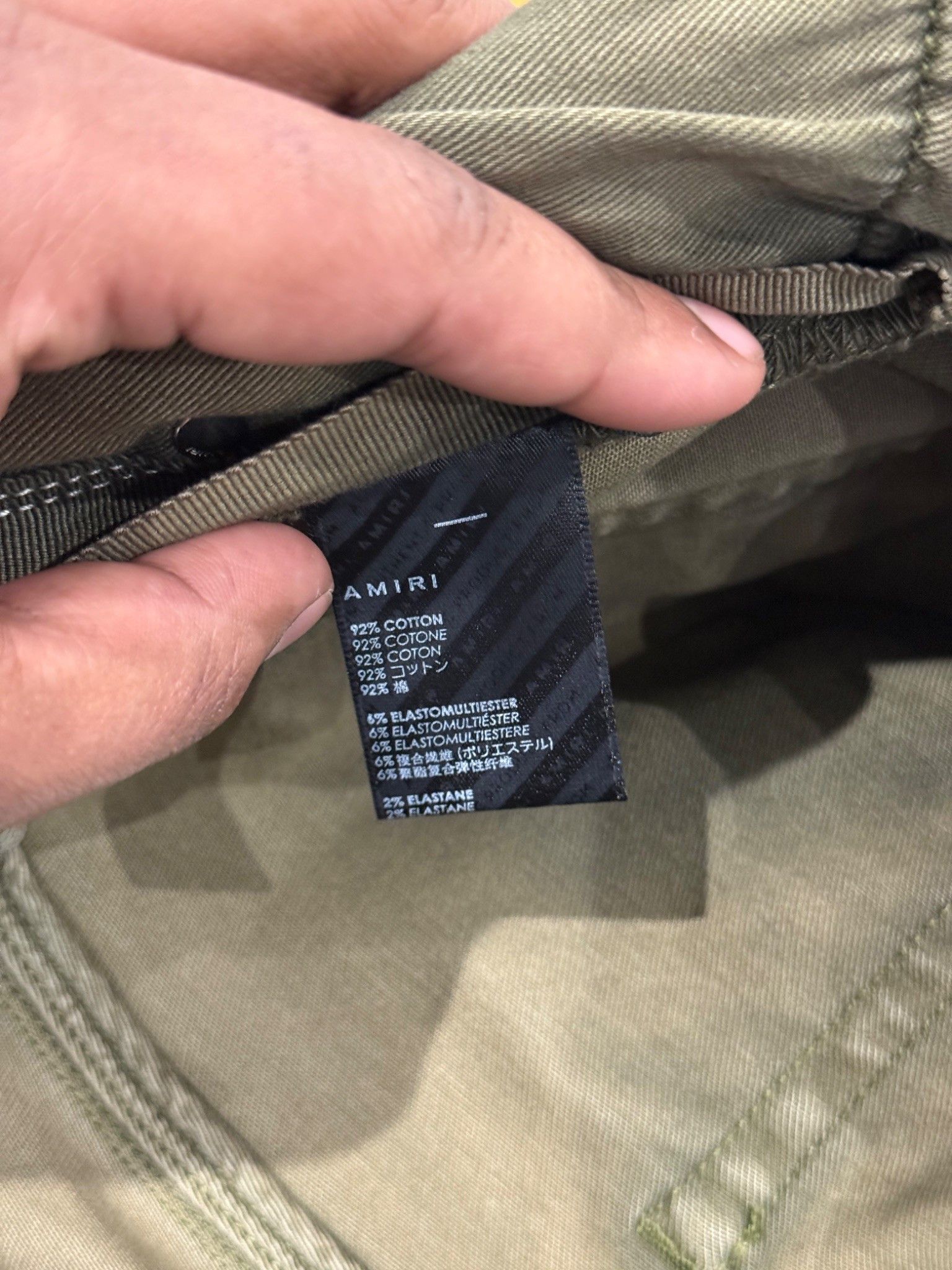 Amiri Amiri MX1 Bandana Skinny Jeans Military Green Size US 36 / EU 52 - 6 Thumbnail