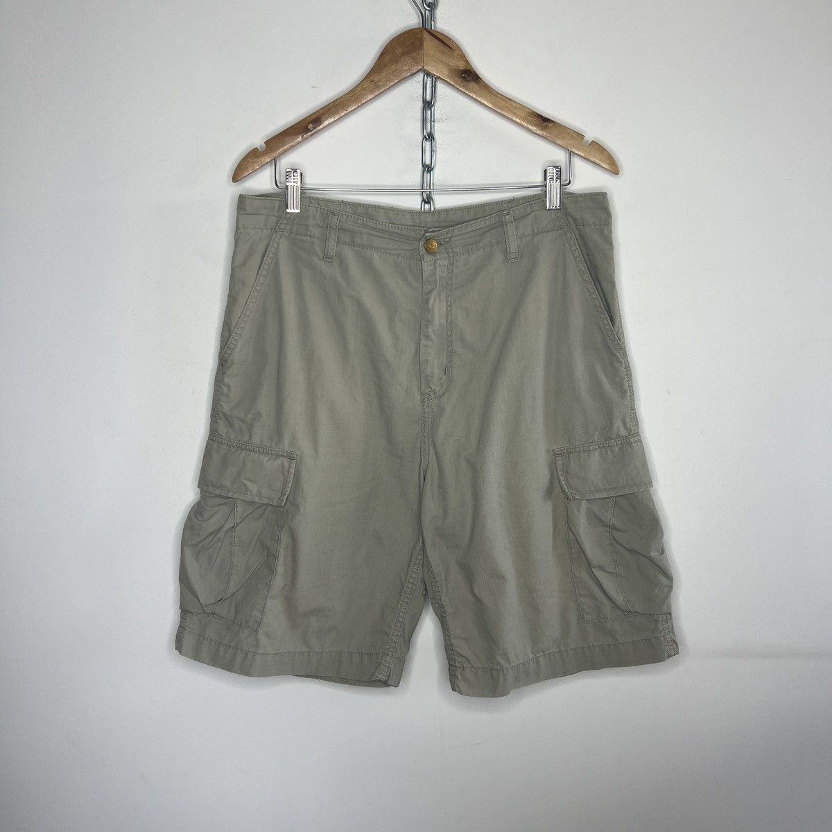 Carhartt Essential Vintage Y2K Carhartt Workwear Cargo Shorts Skater Size US 34 / EU 50 - 1 Thumbnail