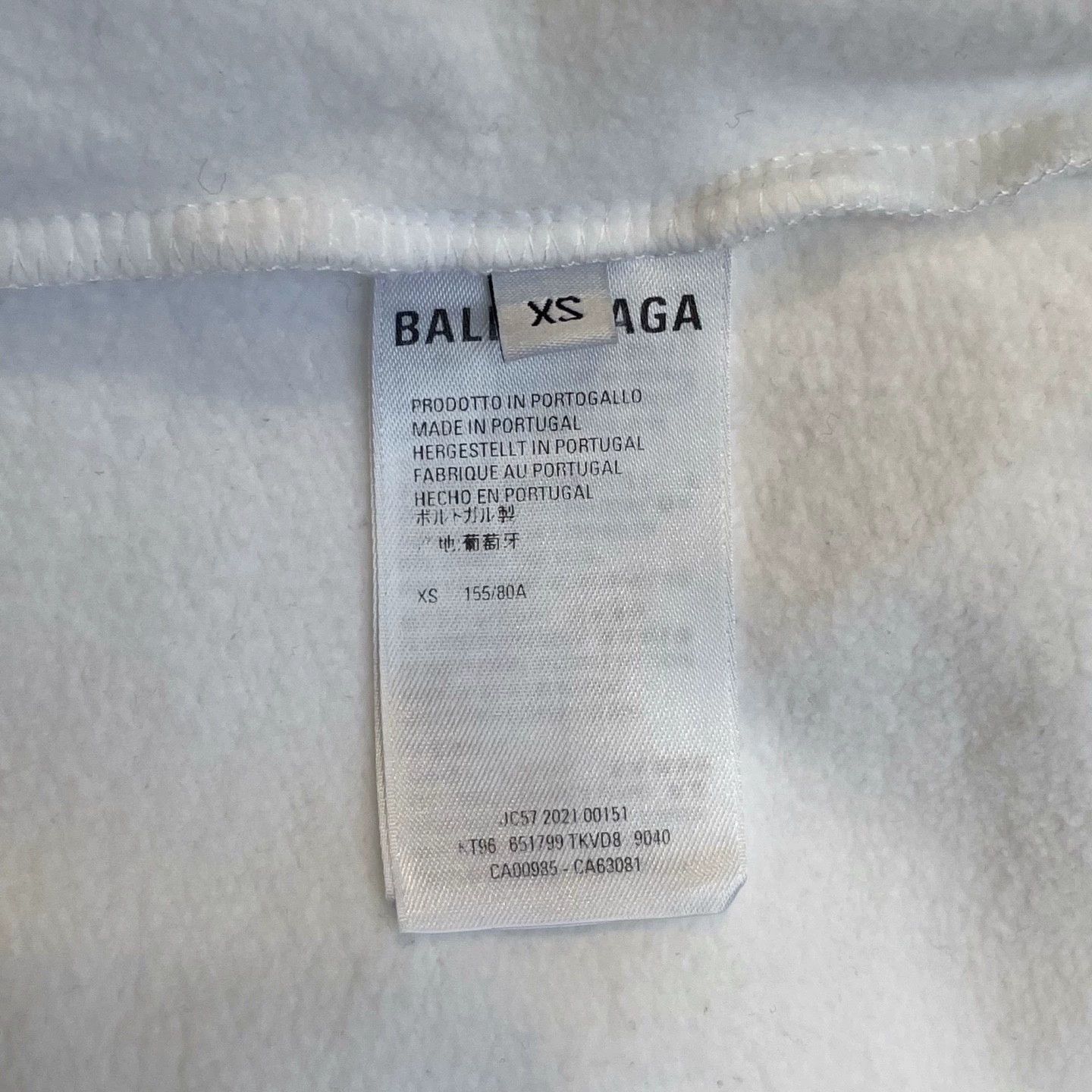 Balenciaga Balenciaga x NASA White Hoodie Size XS Size US XS / EU 42 / 0 - 6 Thumbnail