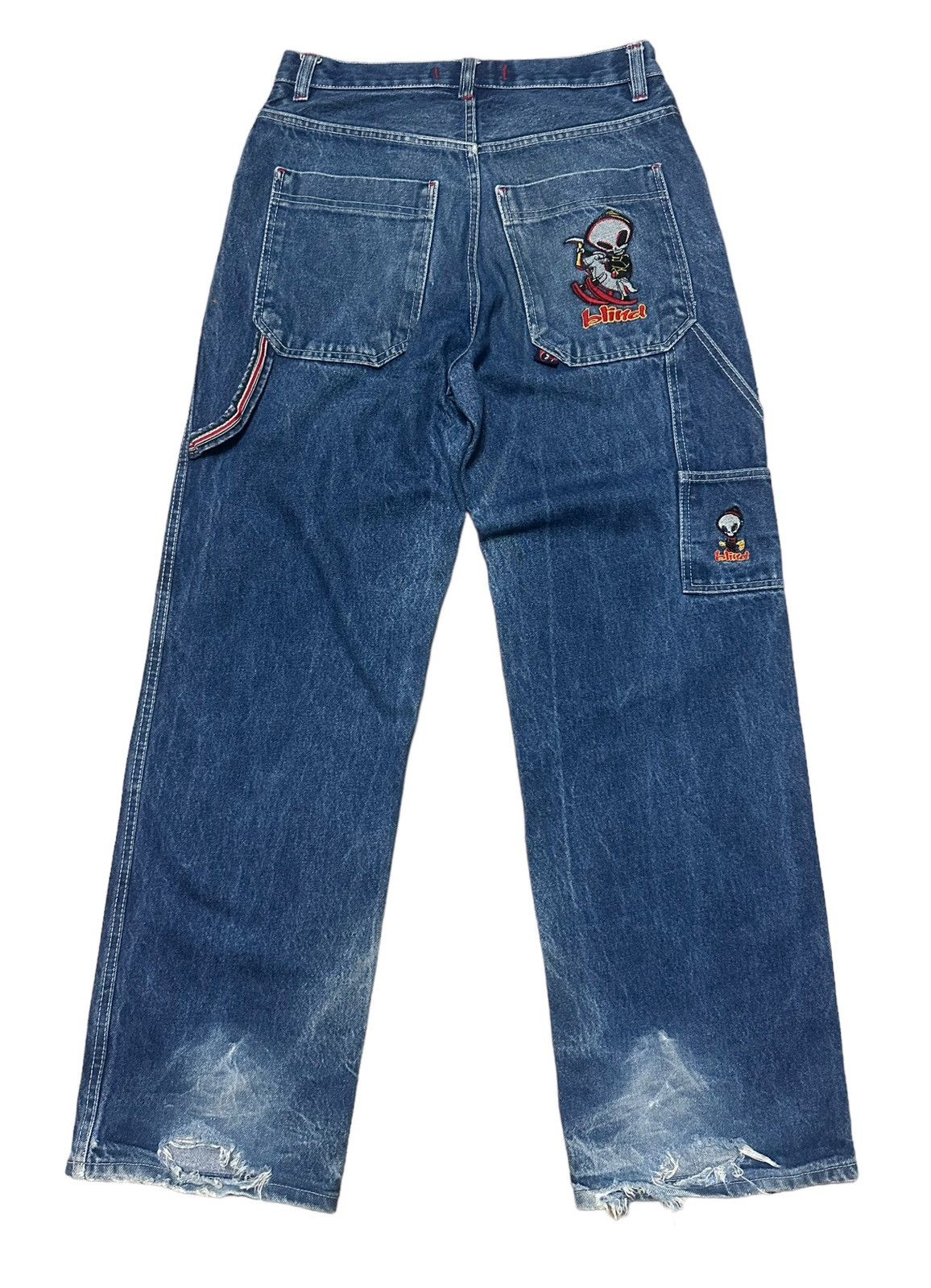 Alien Workshop × Girl Skateboards × Hook-Ups VINTAGE BLIND SKATEBOARDS CARPENTER WORK RAP PANTS BAGGY FIT Size US 30 / EU 46 - 3 Thumbnail