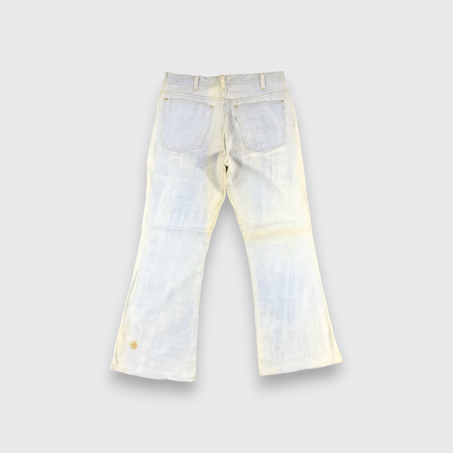 Levi's × Vintage Vintage 80s Levis Jeans White Tab Flare Pants-J818 Size US 33 - 2 Thumbnail