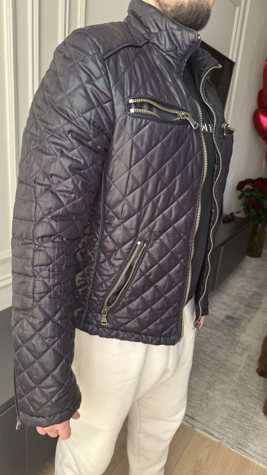 Dolce & Gabbana Dolce & Gabbana Leather Jacket Size US M / EU 48-50 / 2 - 2 Thumbnail