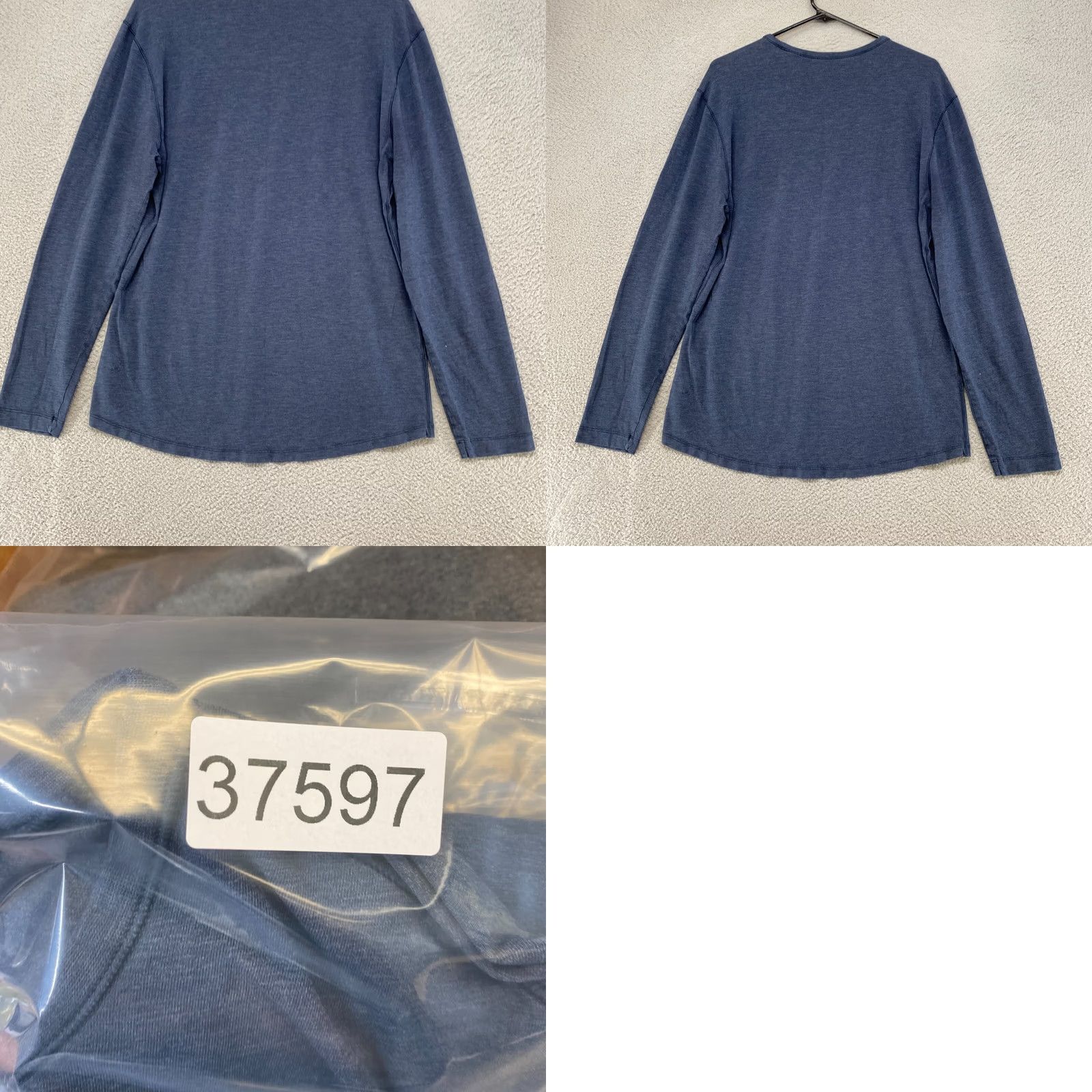 Lululemon Lululemon Surge Shirt Mens Large Long Sleeve Blue Crew Neck Athletic Activewear Size US L / EU 52-54 / 3 - 8 Thumbnail