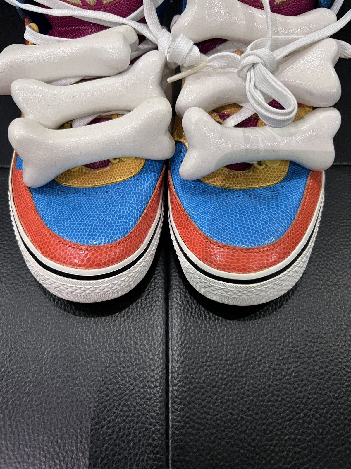 Adidas × Jeremy Scott Adidas by Jeremy Scott Colorblock Bone Sneakers Size US 7.5 / EU 40-41 - 4 Thumbnail