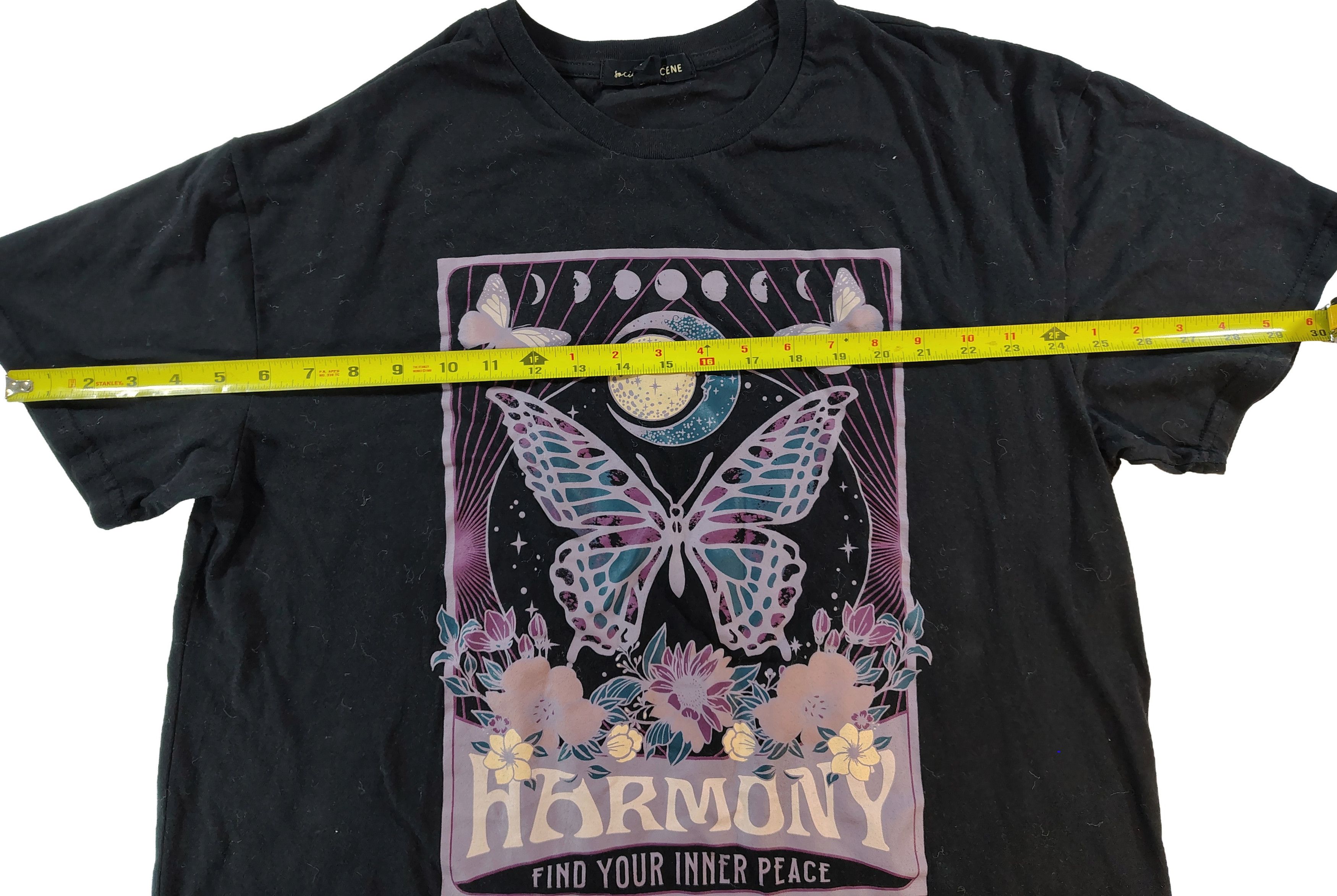 Other Women's Harmony Find Your Peace Social Scene T-Shirt Size XL / US 12-14 / IT 48-50 - 8 Thumbnail