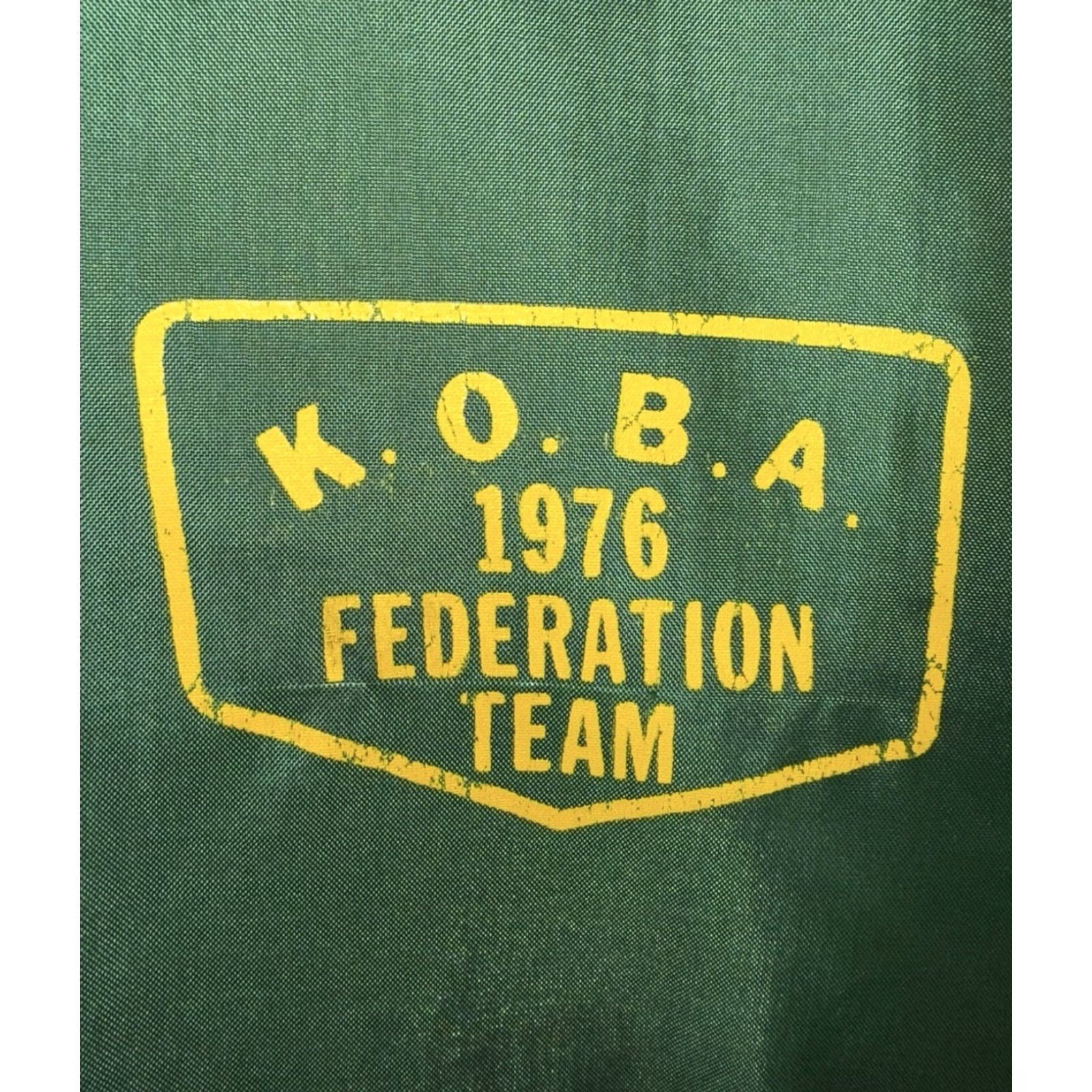 Vintage VINTAGE West Wind Koba Federation Team Green Button Up Jacket L Men Green Nylon Windbreaker 1976 Size US L / EU 52-54 / 3 - 4 Thumbnail
