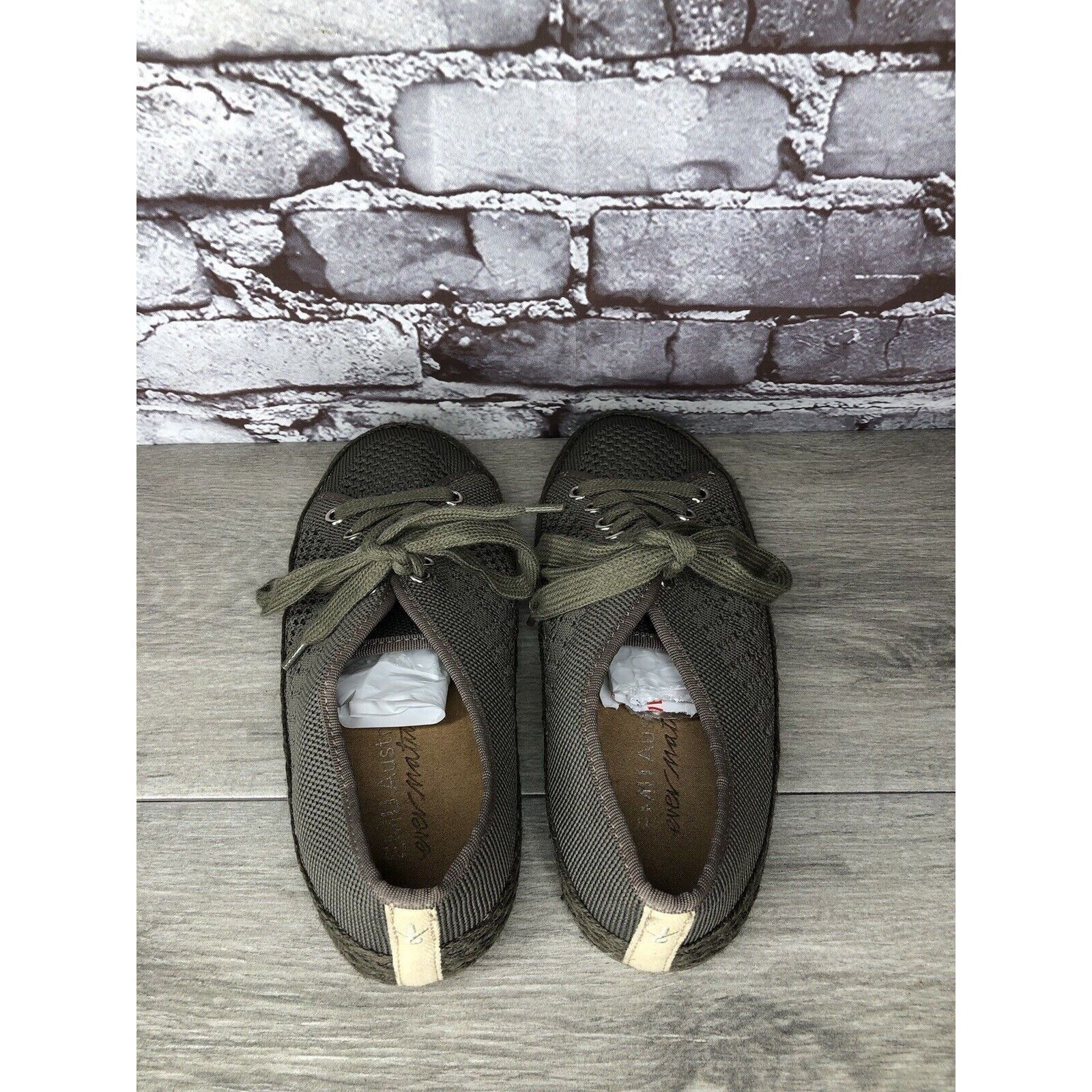 Other Emu Australia Olive Green Knit Espadrilles Casual Lace Up Sh Size US 8 / IT 38 - 6 Thumbnail