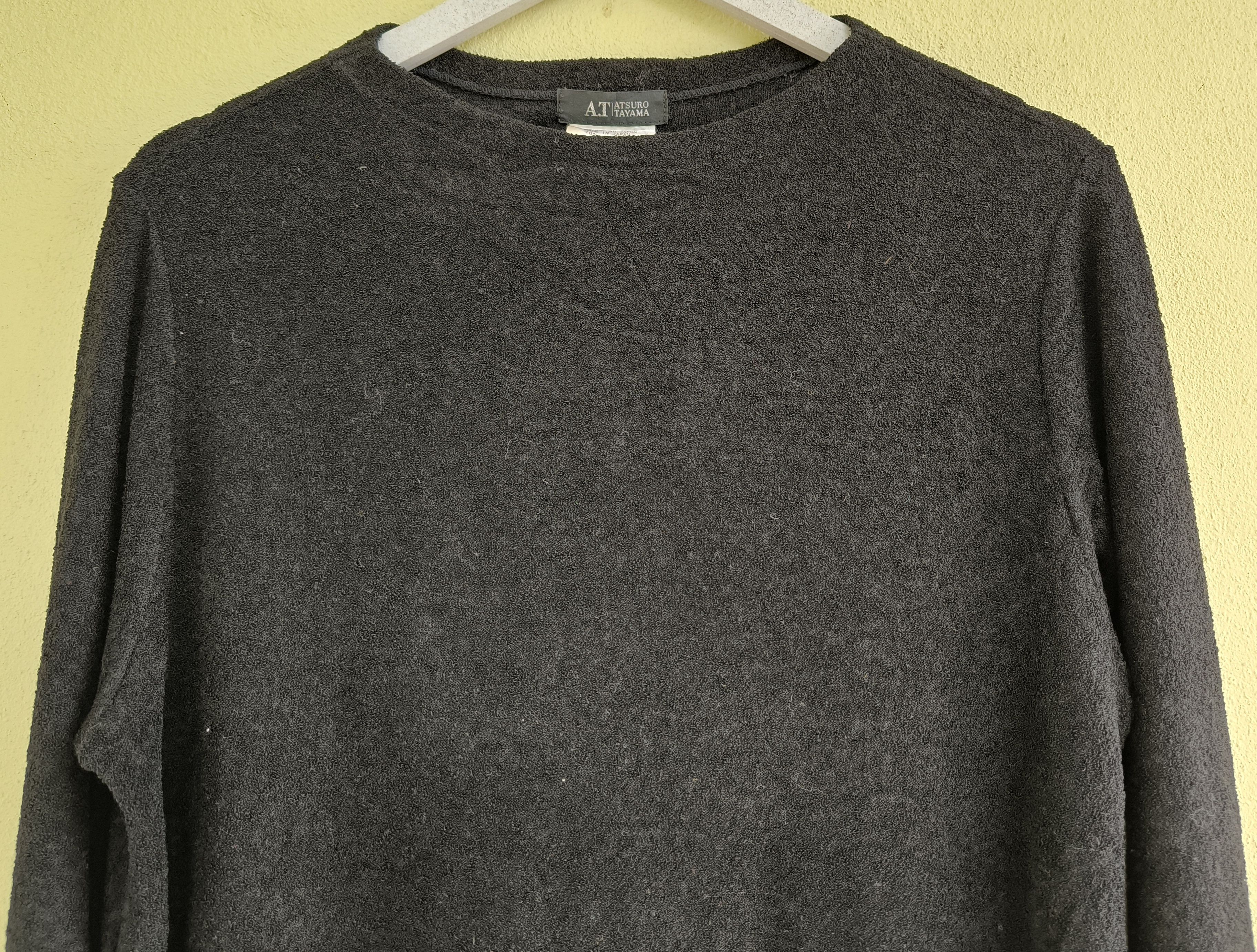 ATSURO TAYAMA ATSURO TAYAMA wool black plain blouses Size L / US 10 / IT 46 - 2 Thumbnail