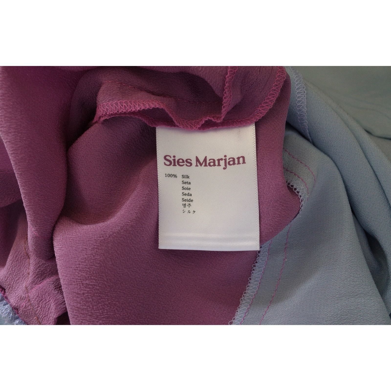 Sies Marjan Sies Marjan Silk Dress Short Sleeve Tiered Layered 4 Size S / US 4 / IT 40 - 6 Thumbnail
